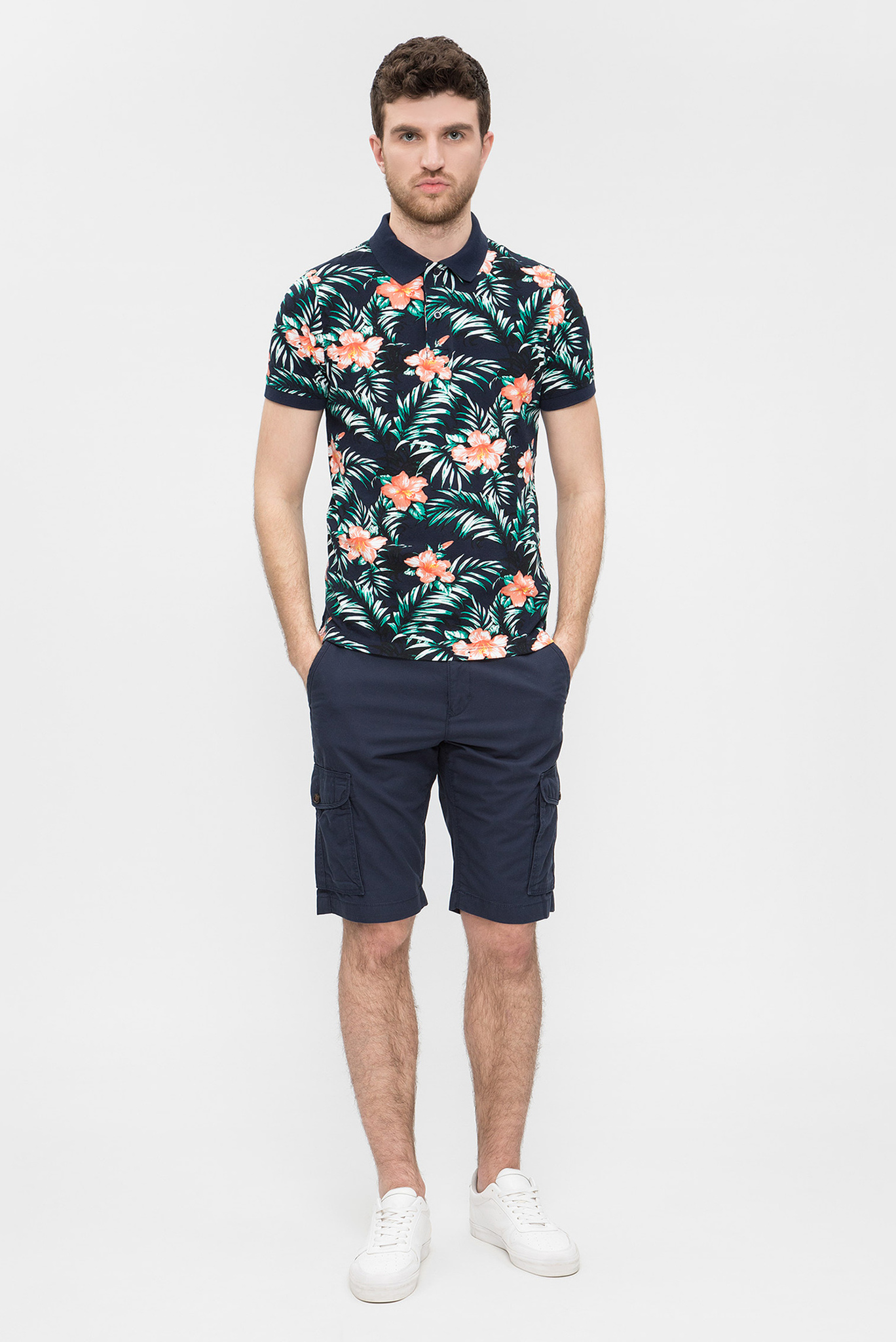 Мужские темно-синие шорты 5