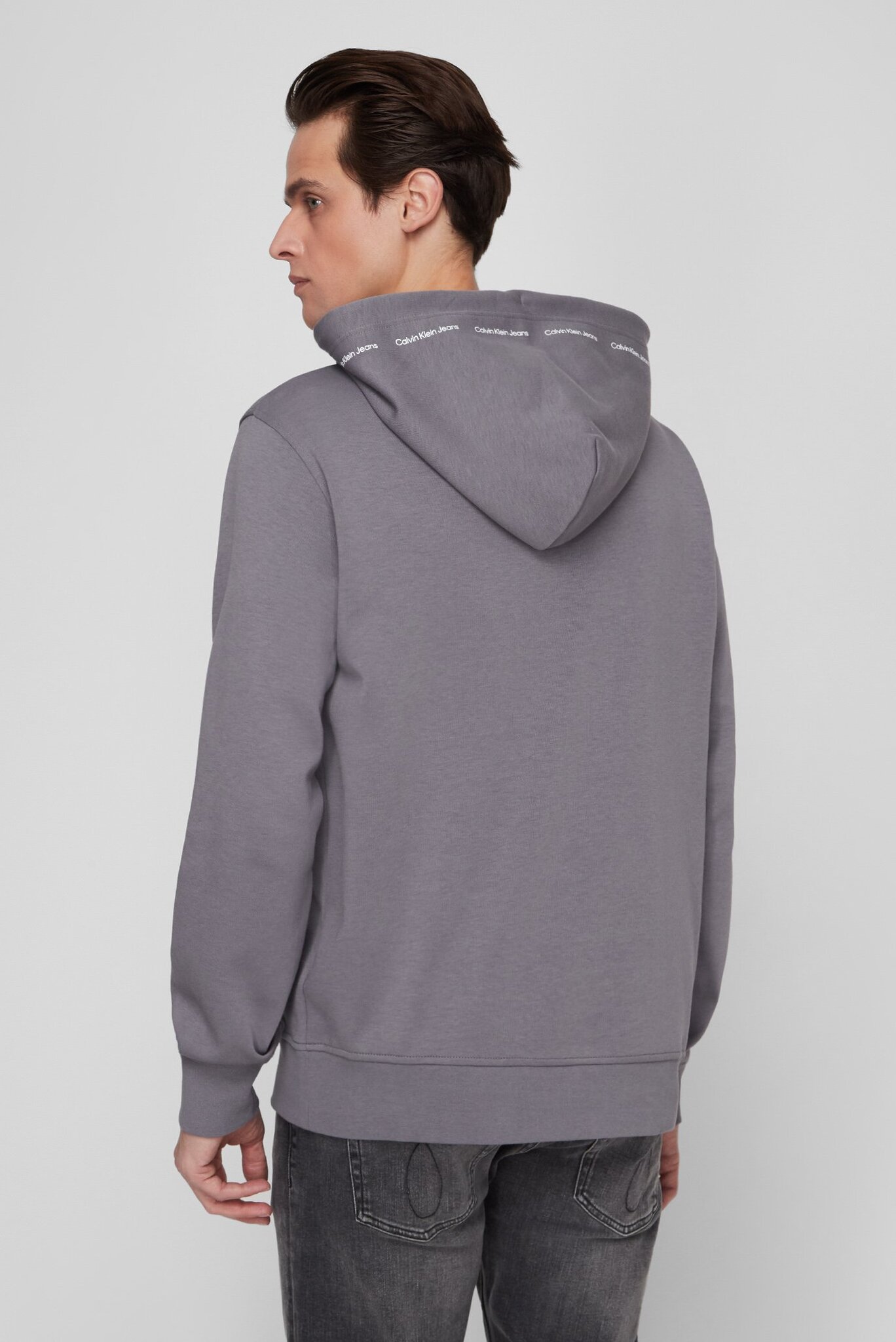 Мужское серое худи 3