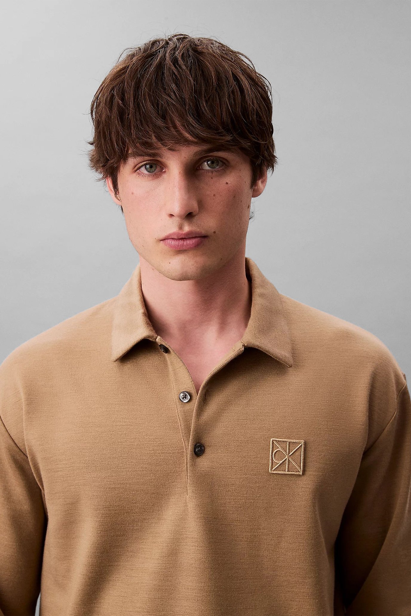 Поло с длинным рукавом LS Stretch Wool Blend Interlock 6