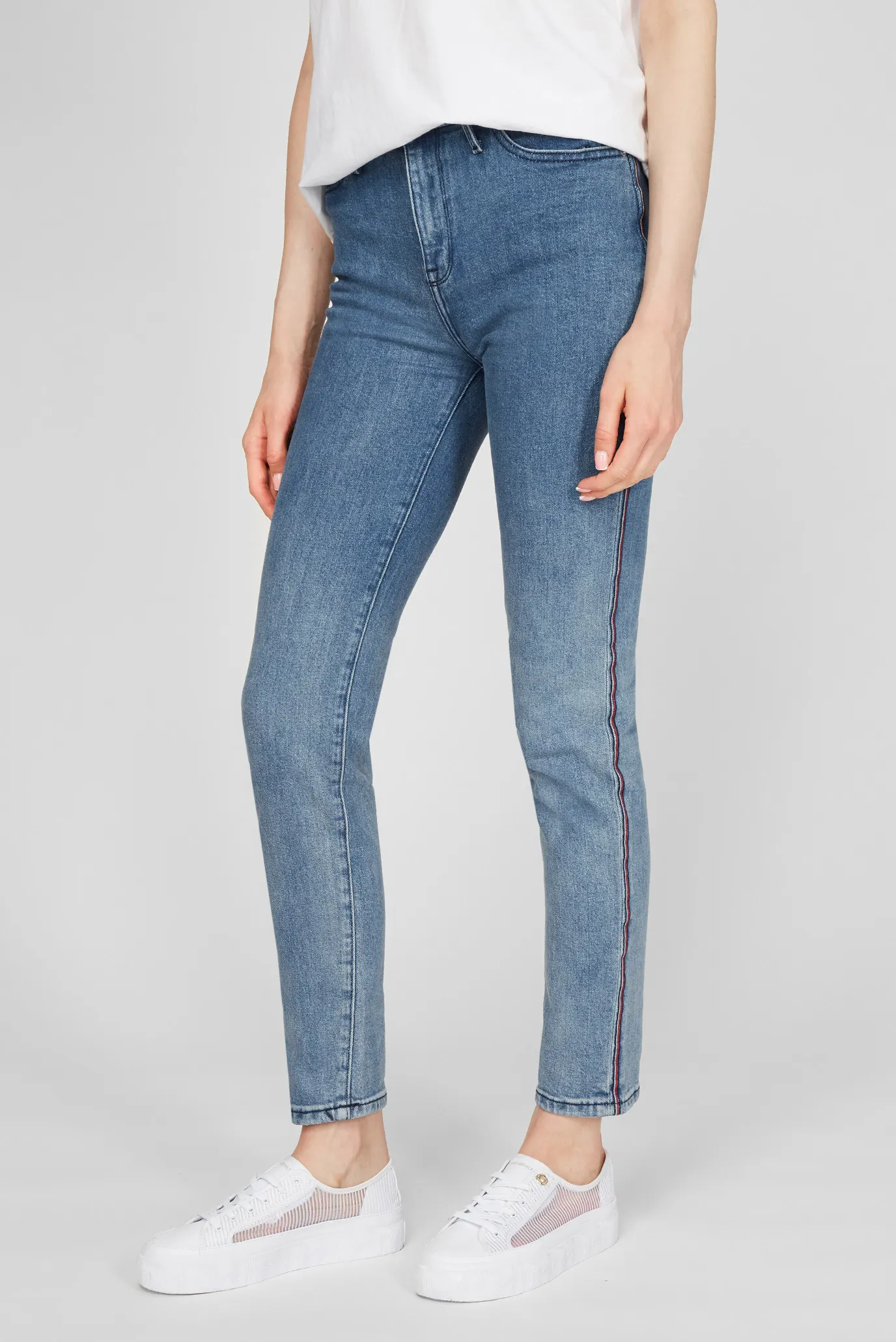 Женские синие джинсы TH ESS RIVERPOINT CIGARETTE 8