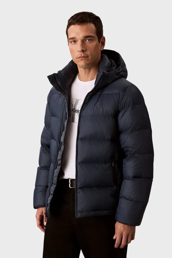 Куртка зимняя LS NYLON ZIP OFF HOOD DOWN PUFFE Calvin Klein Jeans