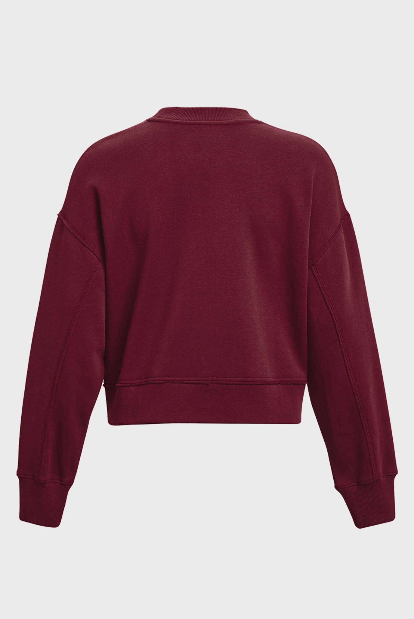 Женский бордовый свитшот UA Prjct Rock Fleece LC Crew 6