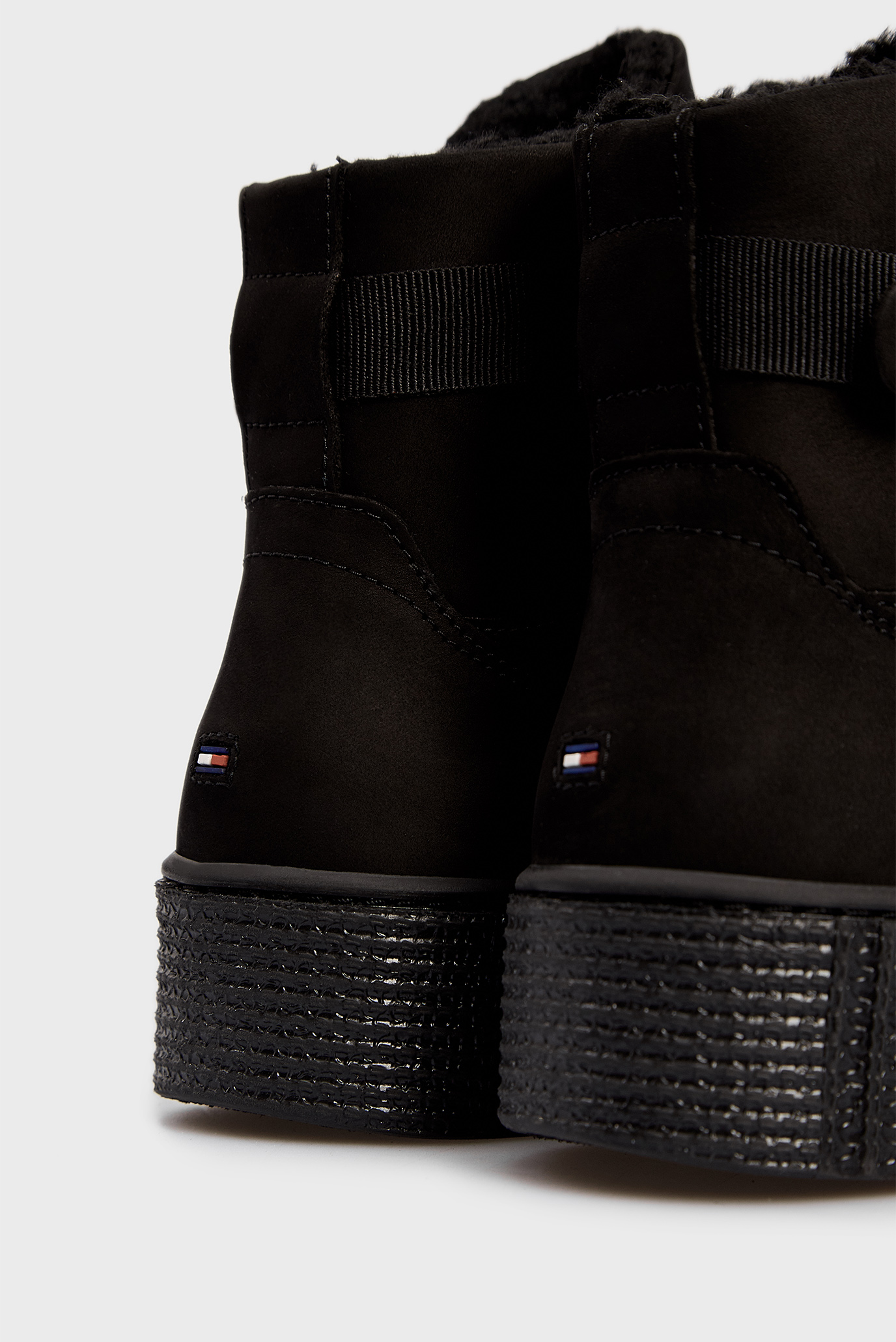 Женские черные кожаные хайтопы WARMLINED Tommy Hilfiger Женские черные кожаные хайтопы WARMLINED 8
