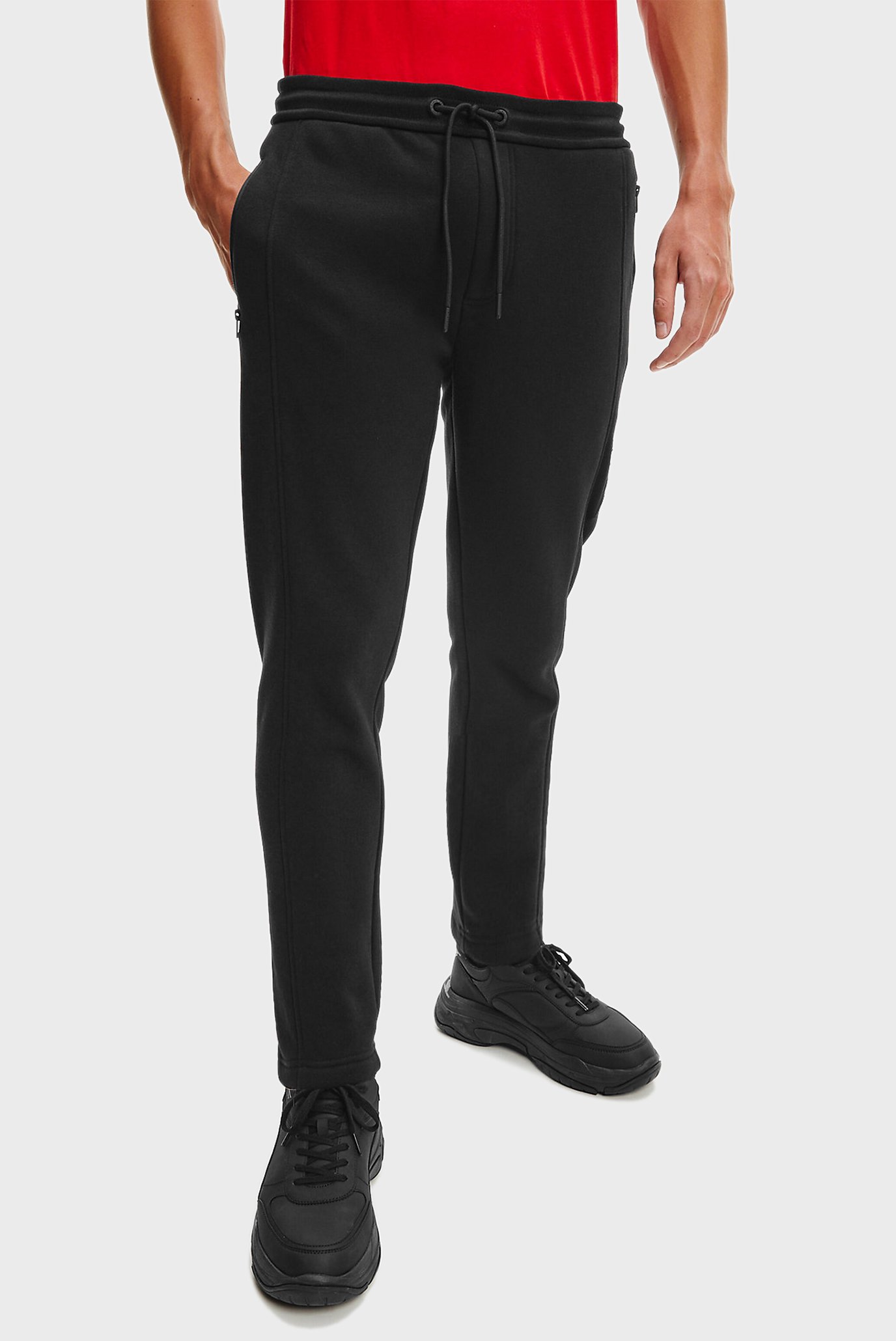 Мужские черные спортивные брюки PREMIUM MONOGRAM HWK 7