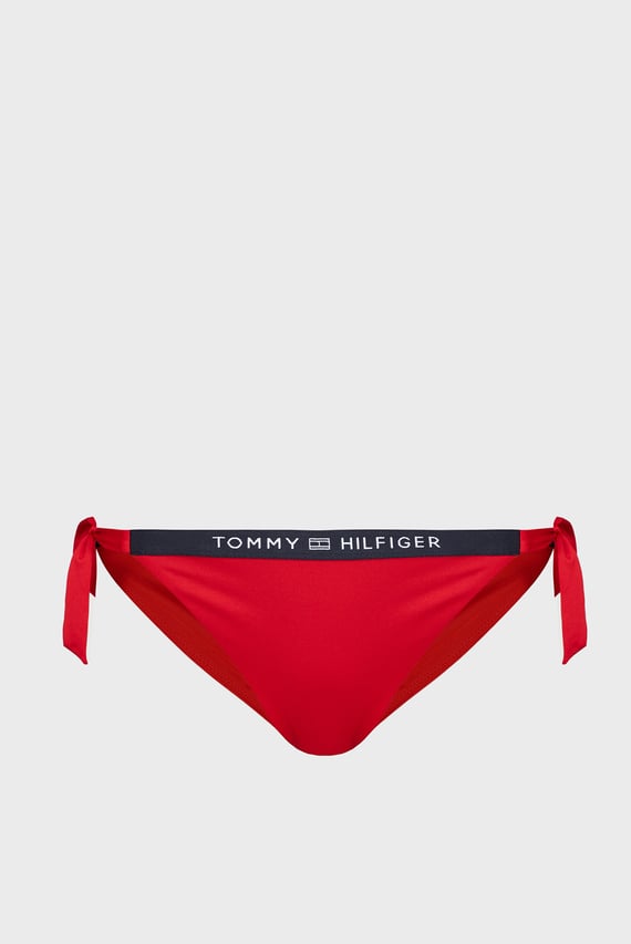 Женские красные трусики от купальника CHEEKY SIDE TIE BIKINI