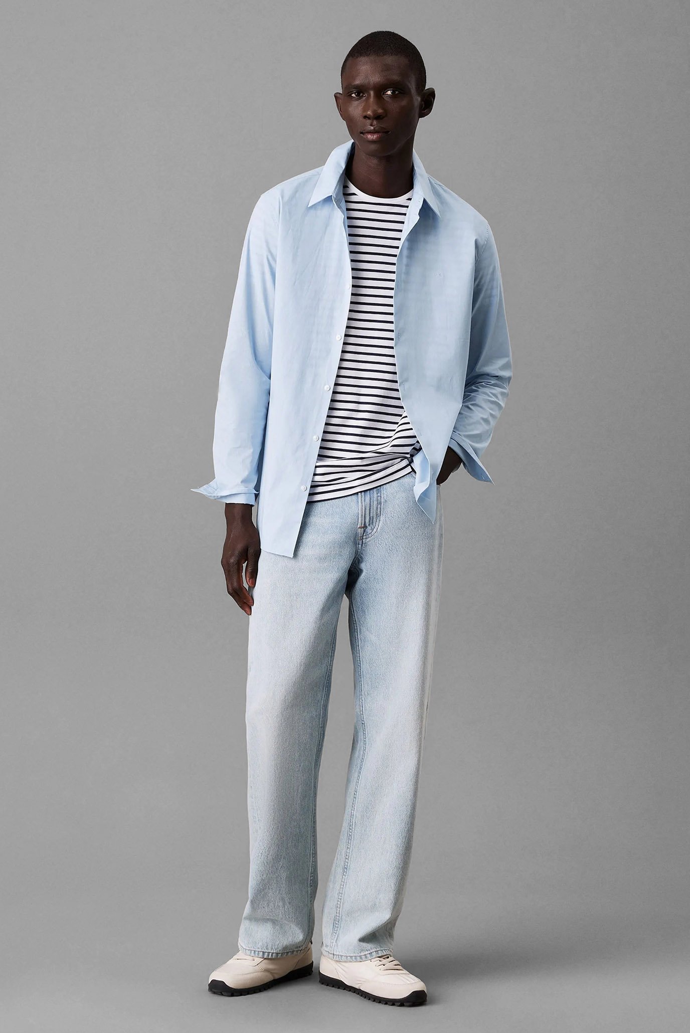 Рубашка LS SOLID STRETCH SLIM SHIRT 2