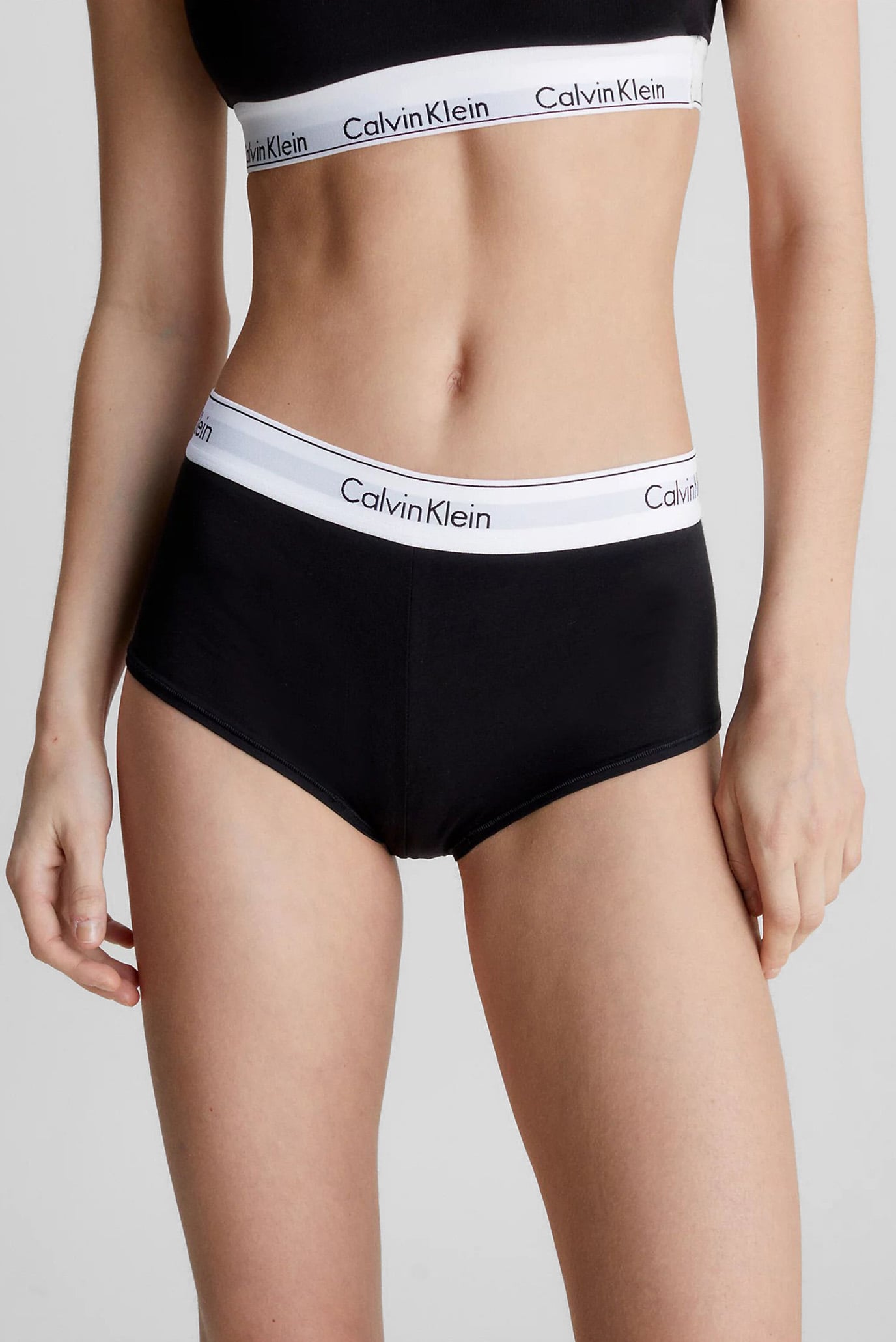 Женские черные трусики BOYSHORT 5