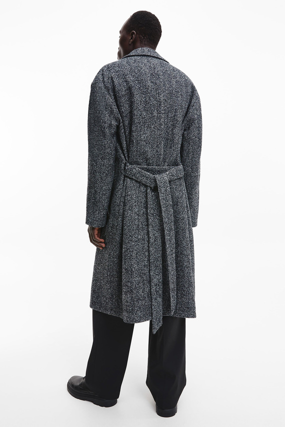 Пальто FELTED BOUCLE LONG COAT