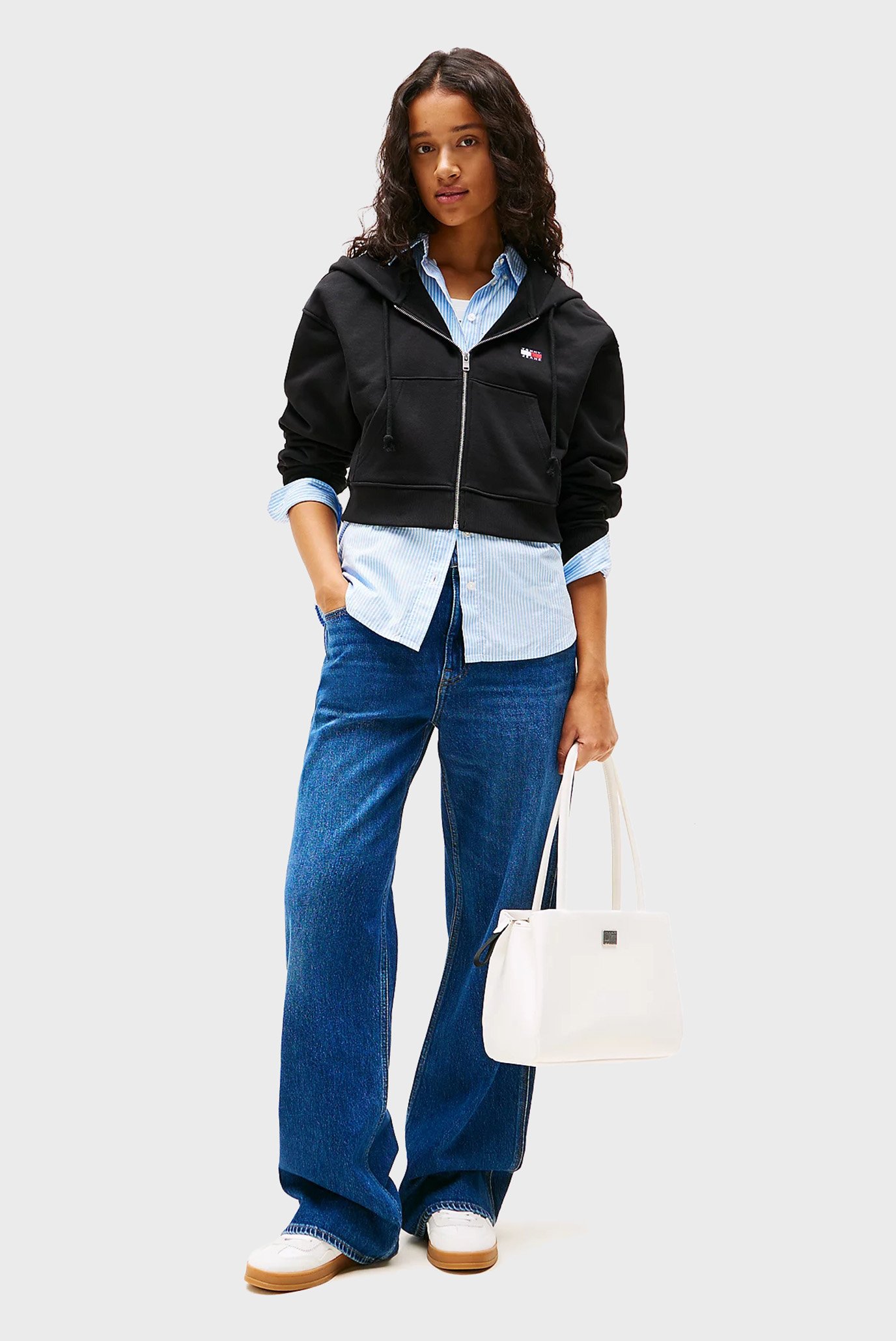 Женская белая сумка TJW AMERICAN COOL MED TOTETommy Jeans Женская белая сумка TJW AMERICAN COOL MED TOTE 2