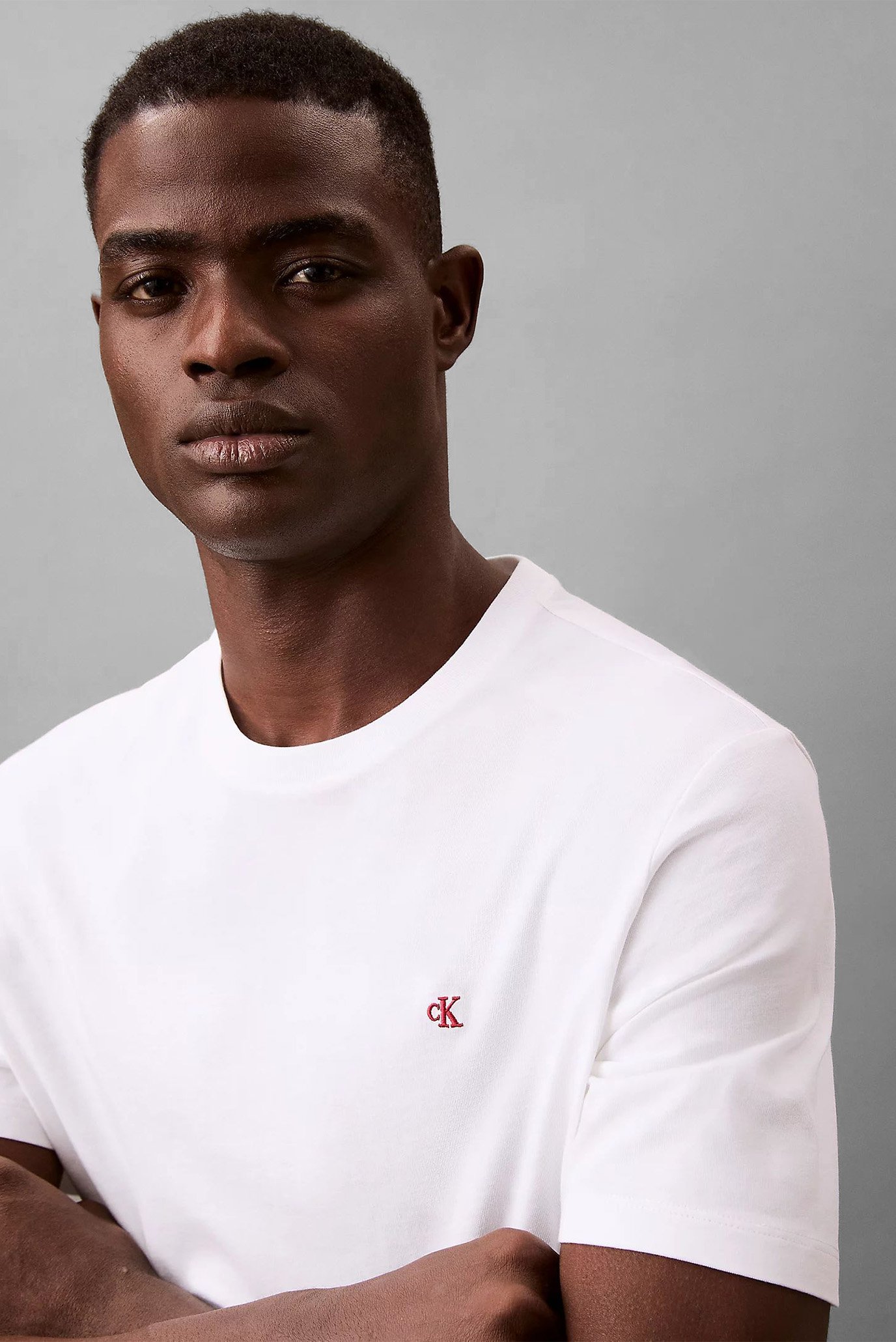 Футболка SS SMOOTH CTTN SOLID CREWNK TEECalvin Klein Jeans Футболка SS SMOOTH CTTN SOLID CREWNK TEE 3