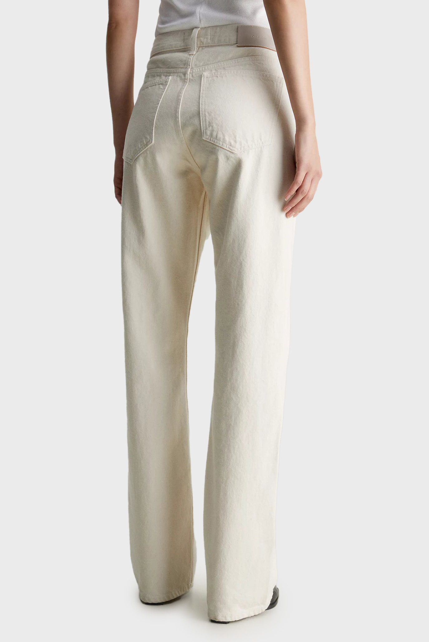 Джинсы/MID RISE RELAX BOOTCUT ECRU 3