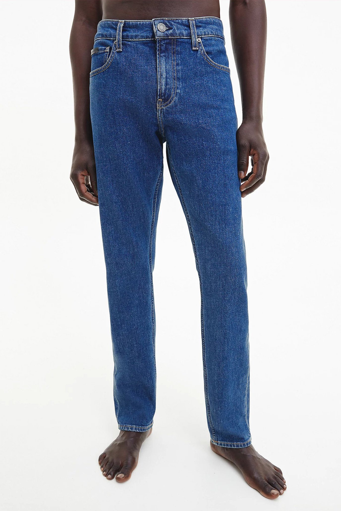 Мужские синие джинсы SLIM FIT MID BLUE 1
