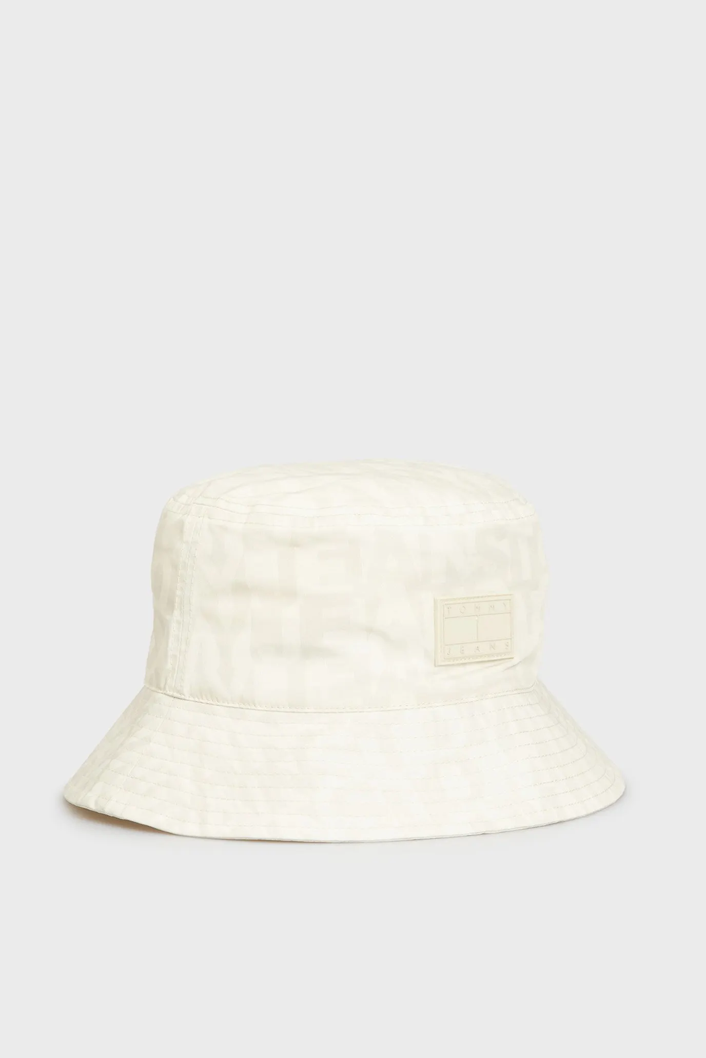 Женская белая панама с узором TJW LOGOMANIA 4