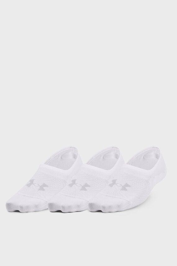 Белые носки (3 пары) UA Breathe Lite Ultra Low 3p