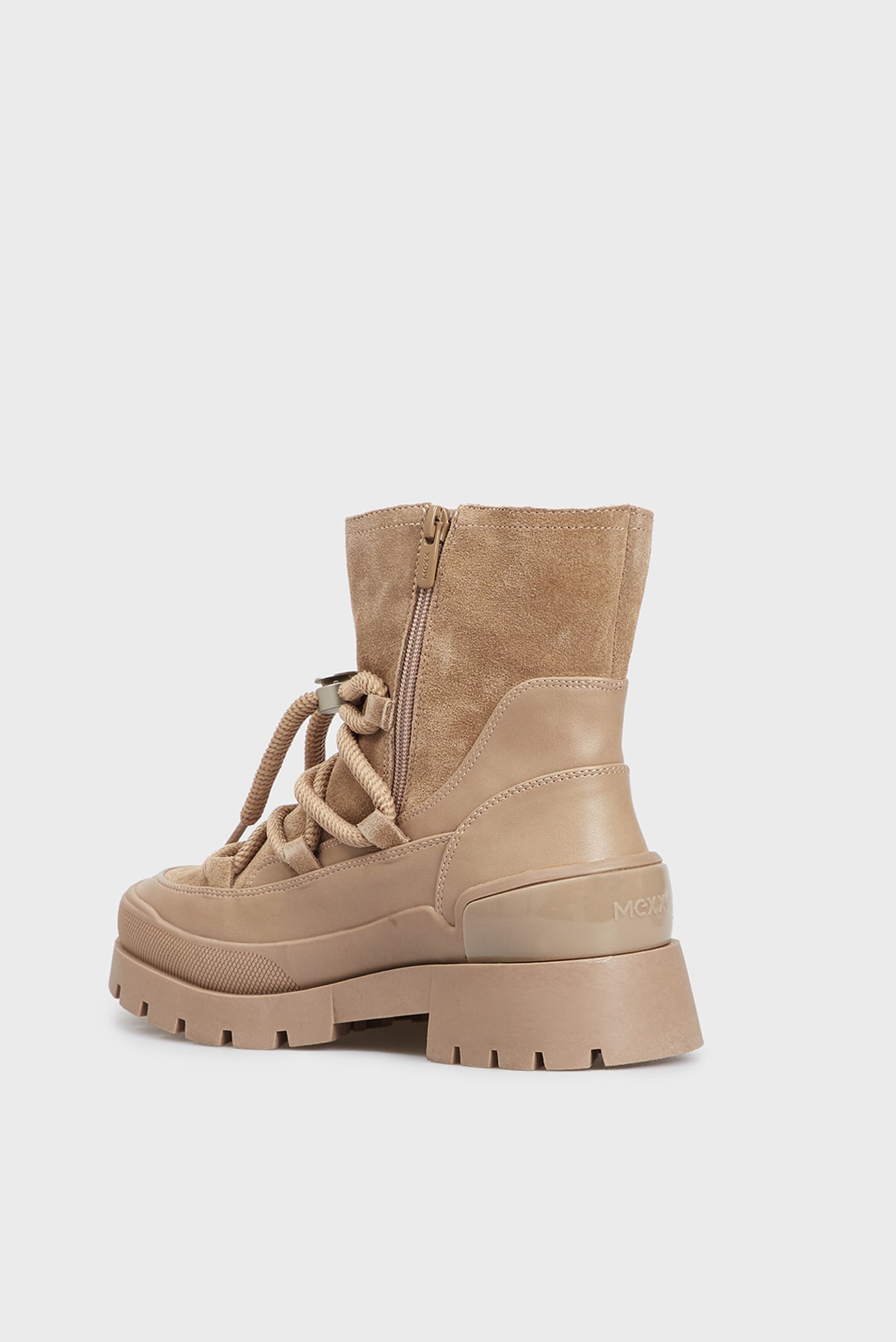 Женские бежевые замшевые полусапоги PISANA KYOTO 5