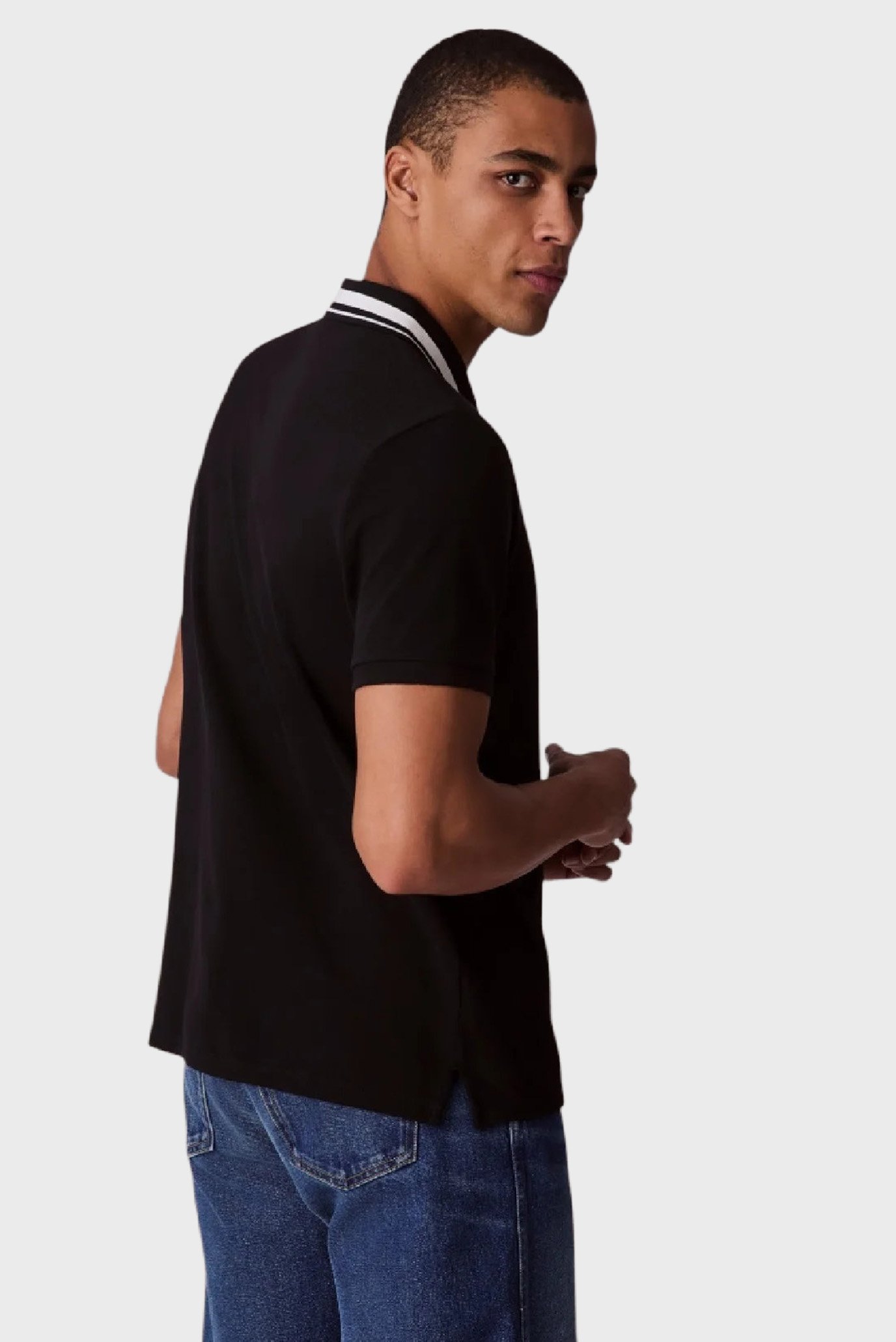 Поло SS MONOGRAM PIQUE TIPPED POLO 3