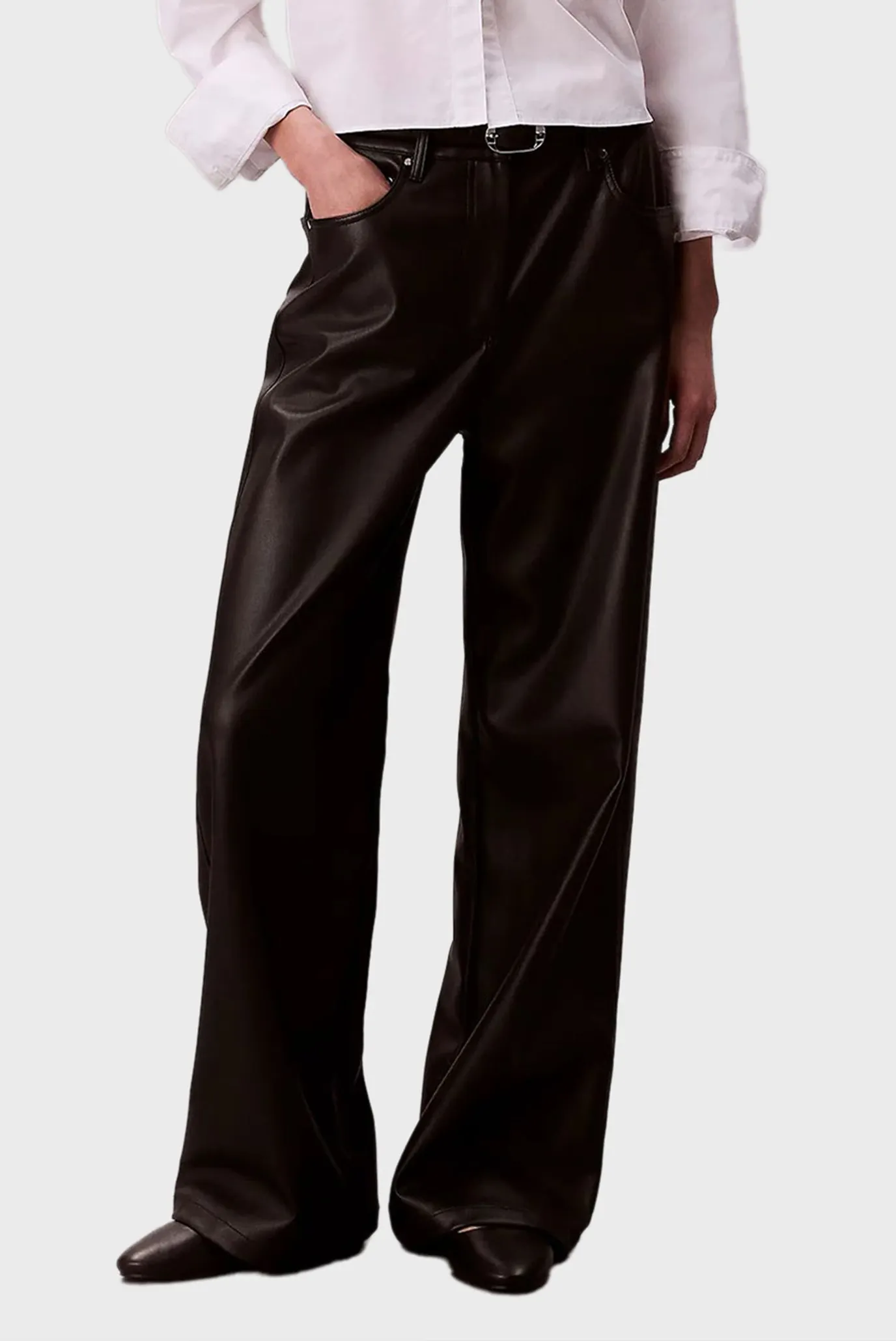 Штаны FAUX LEATHER 5PKT PANT 1