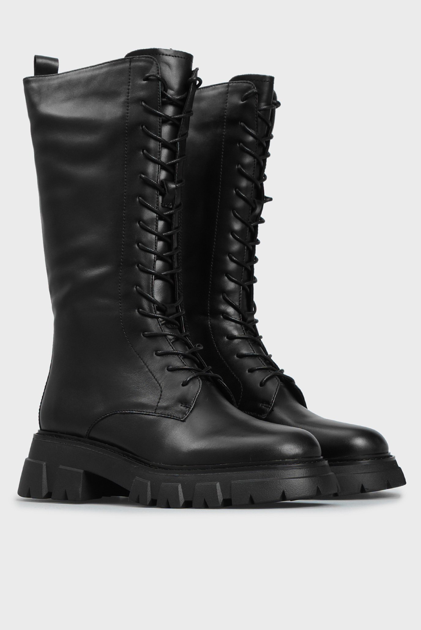 Женские черные кожаные ботинки Columbia 2