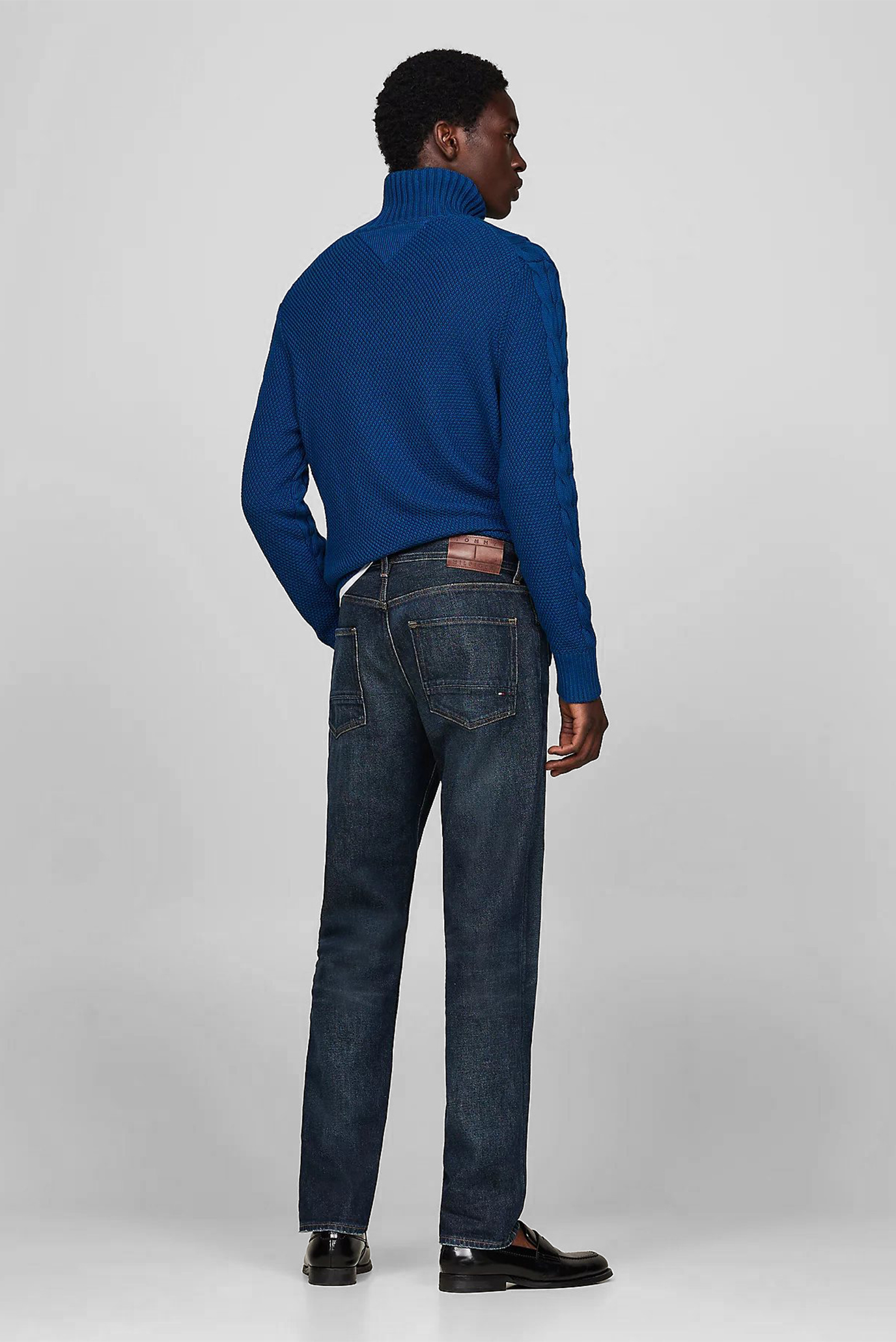 Мужские темно-синие джинсы STRAIGHT DENTON STR CREST INDIGO 3