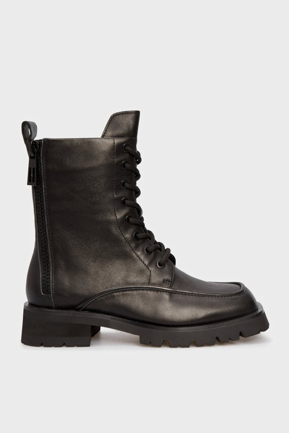 Женские черные кожаные ботинки Rangiroa PRPY