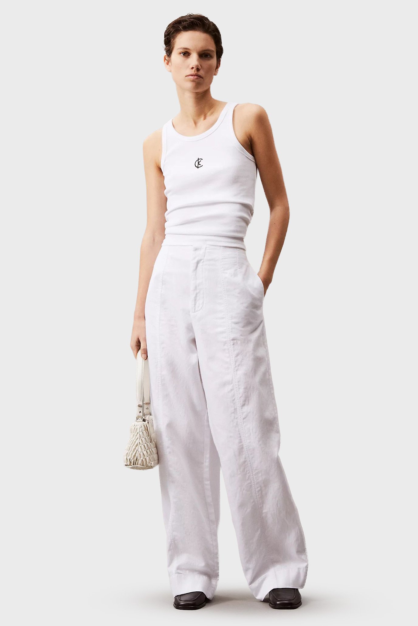 Женские белые брюки SOFTCalvin Klein Jeans Женские белые брюки SOFT 2