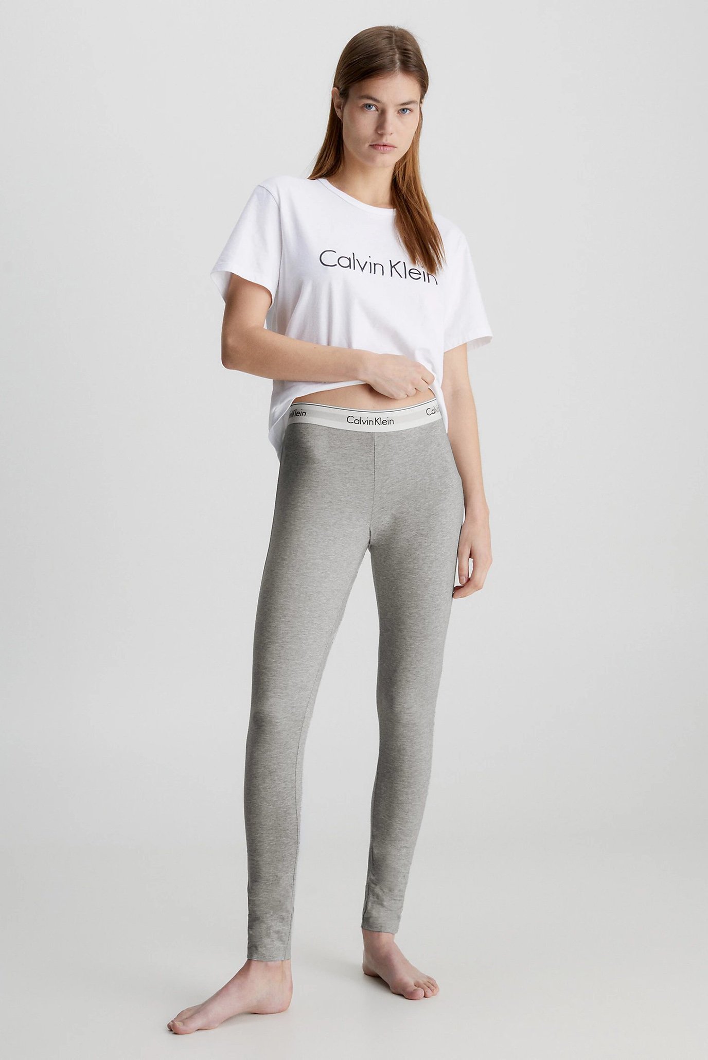 Женские серые леггинсы Calvin Klein 0000D1632E