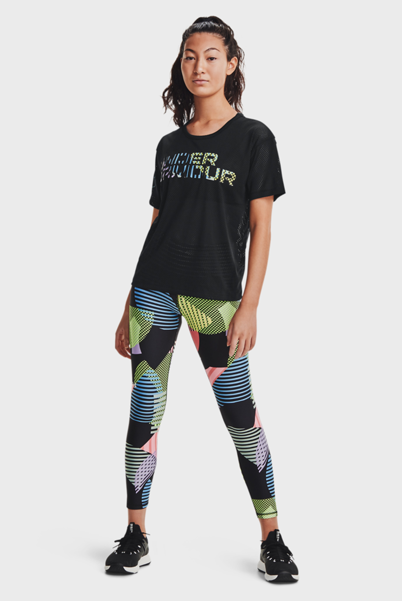 Женские тайтсы HG Armr Geo Print AnkleLegNS 4