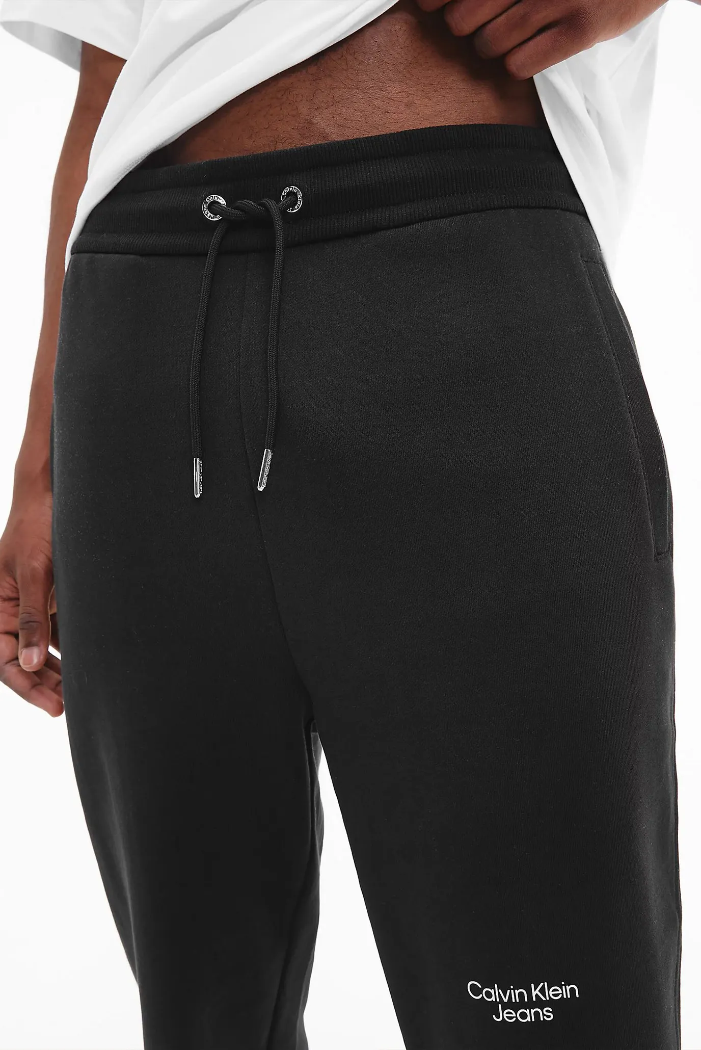 Мужские черные спортивные брюки STACKED LOGO 9