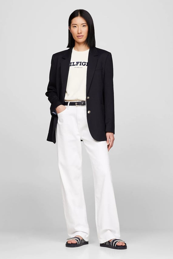 Джинсы RELAXED STRAIGHT HW WHITE