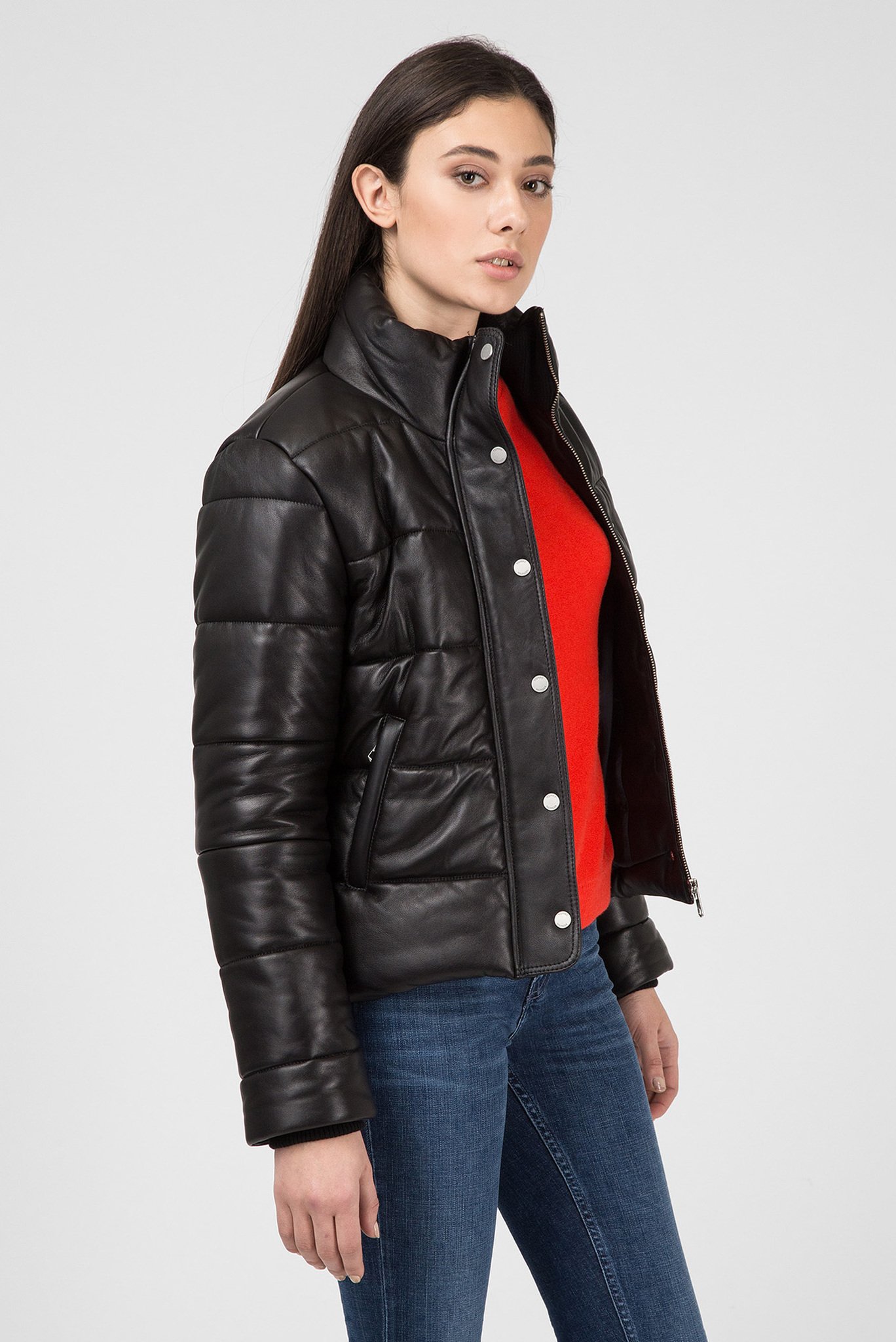 Женская черная куртка GEORGIETommy Hilfiger Женская черная куртка GEORGIE 3
