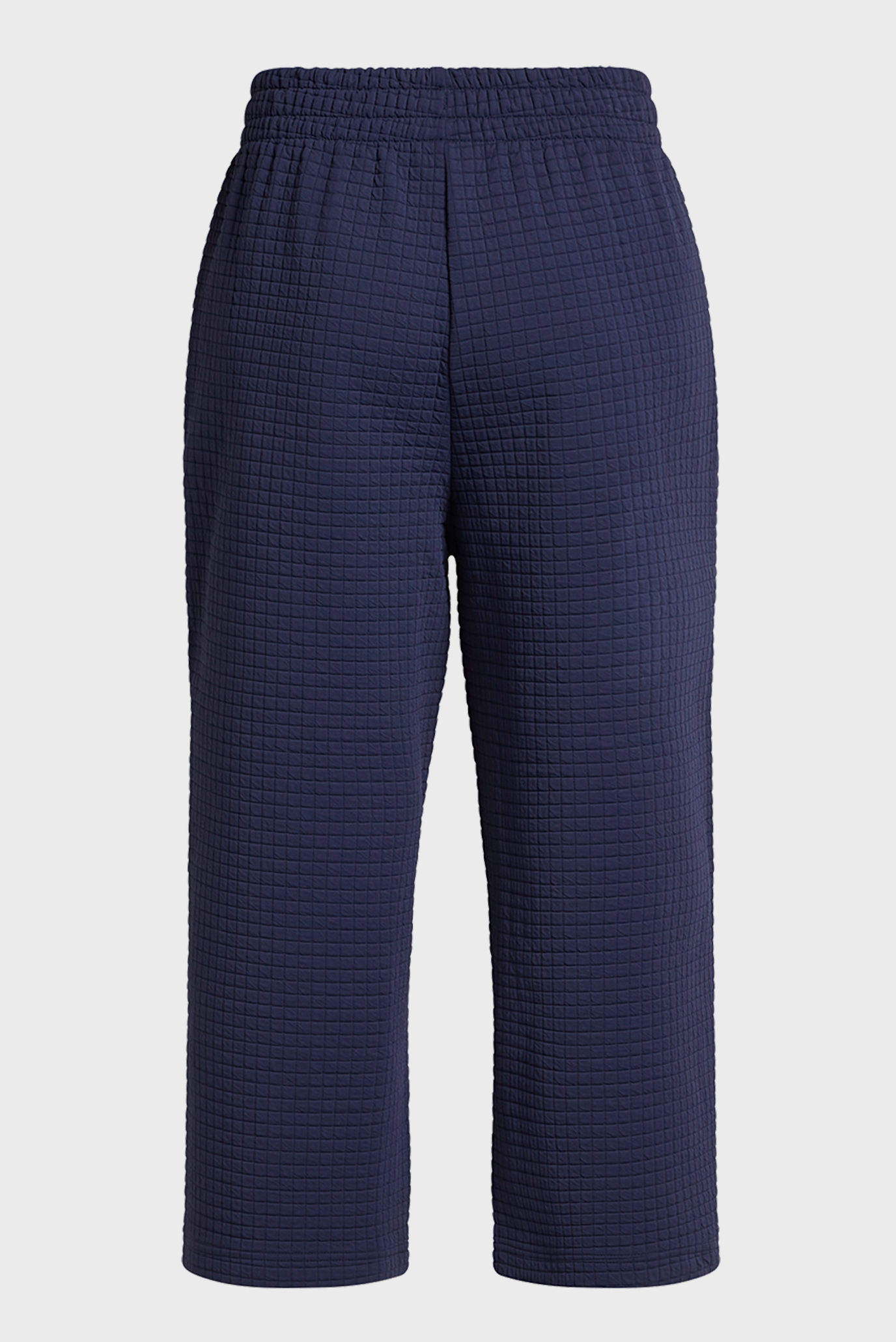 Женские темно-синие спортивные брюки Unstoppable Flc Grid Crop 5