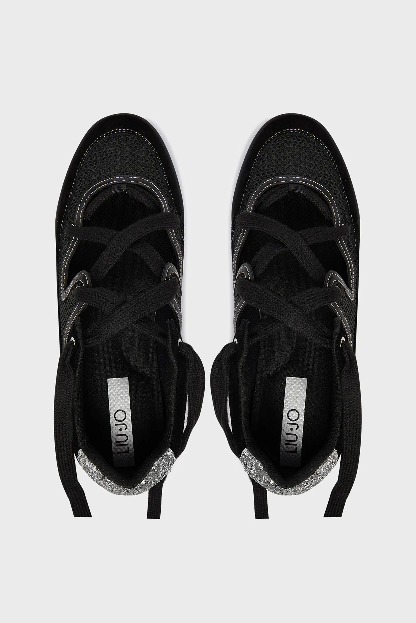 Кроссовки LEWIS 03 - SNEAKER MESH COW SUEDE GLITT BLACK 5