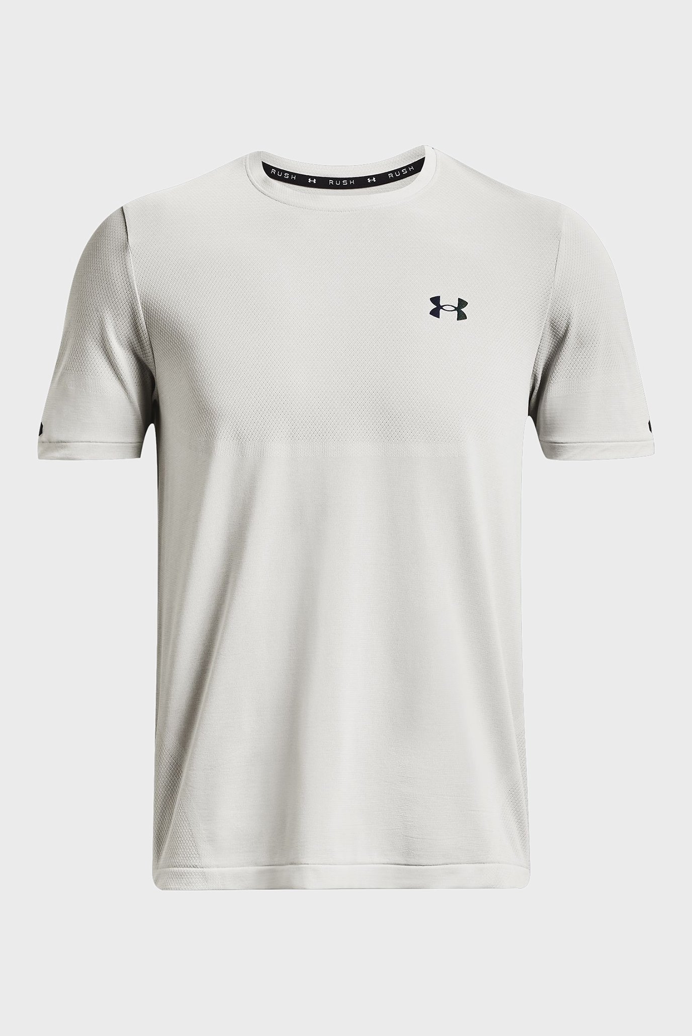 Мужская белая футболка UA Rush Seamless Legacy SS 5