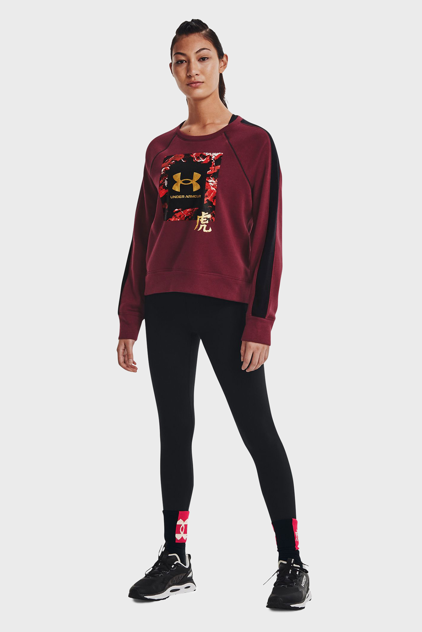 Женский бордовый свитшот CNY Crew Sweatshirt 2