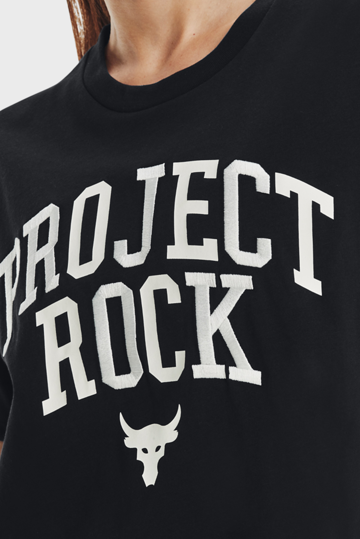 Женская черная футболка Pjt Rock Hwt Campus T 4