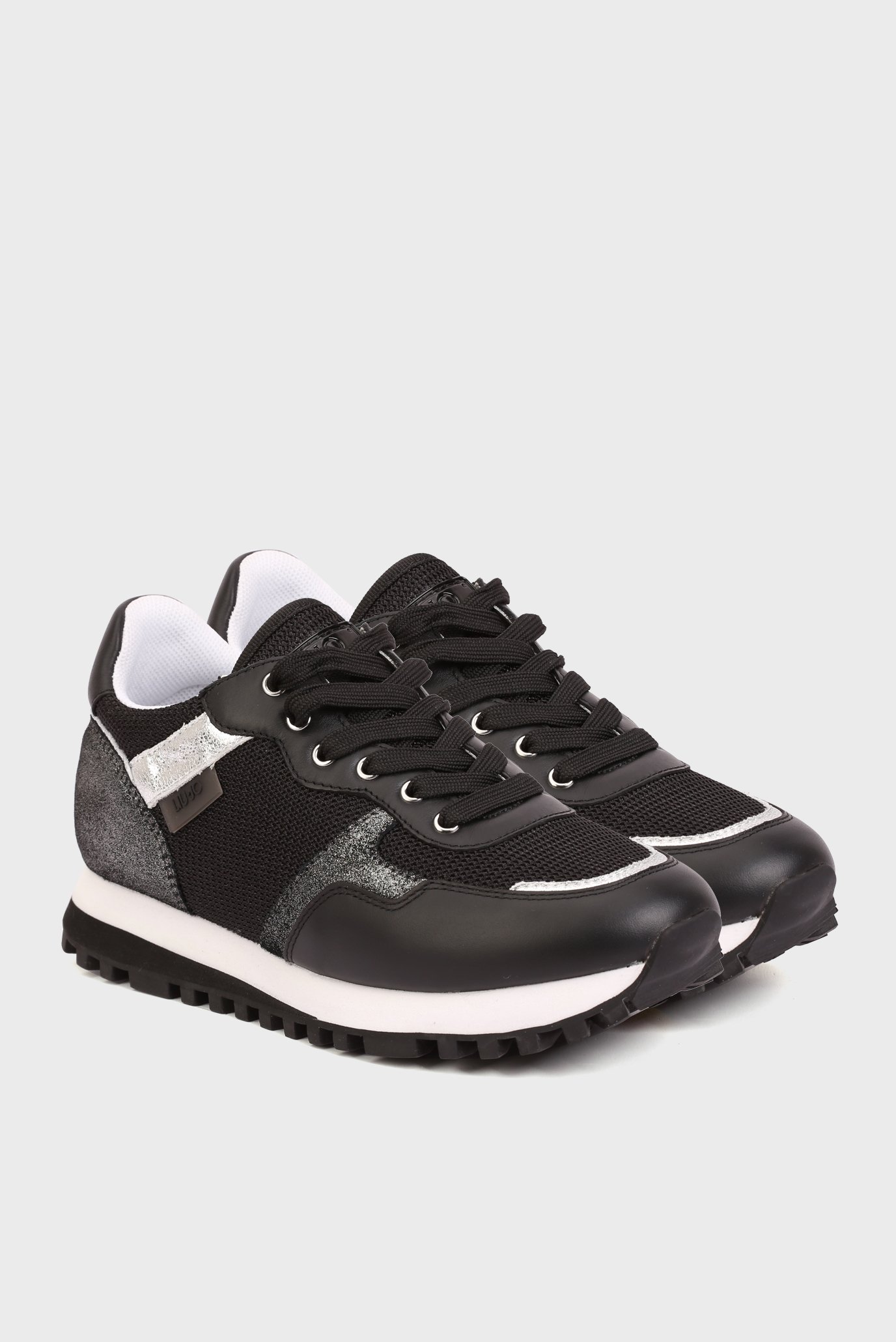 Кроссовки LIU JO WONDER 01 - SNEAKER NAPPA BRIGHT MESH BLACK 2