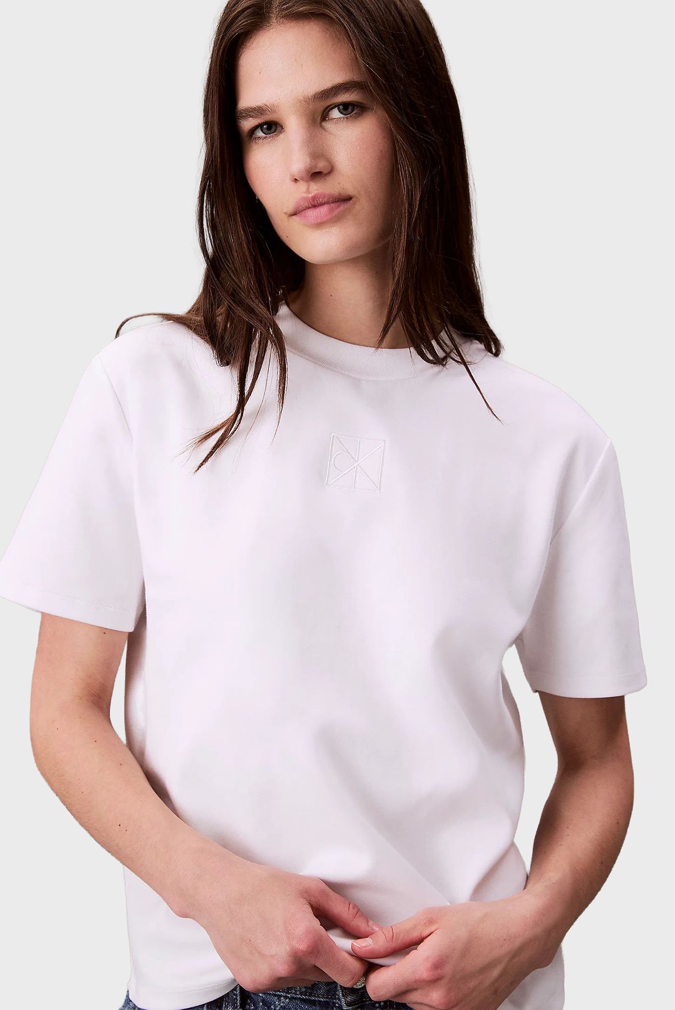 Футболка SS LUX CTN INTERLOCK EMBLEM MOCK 4