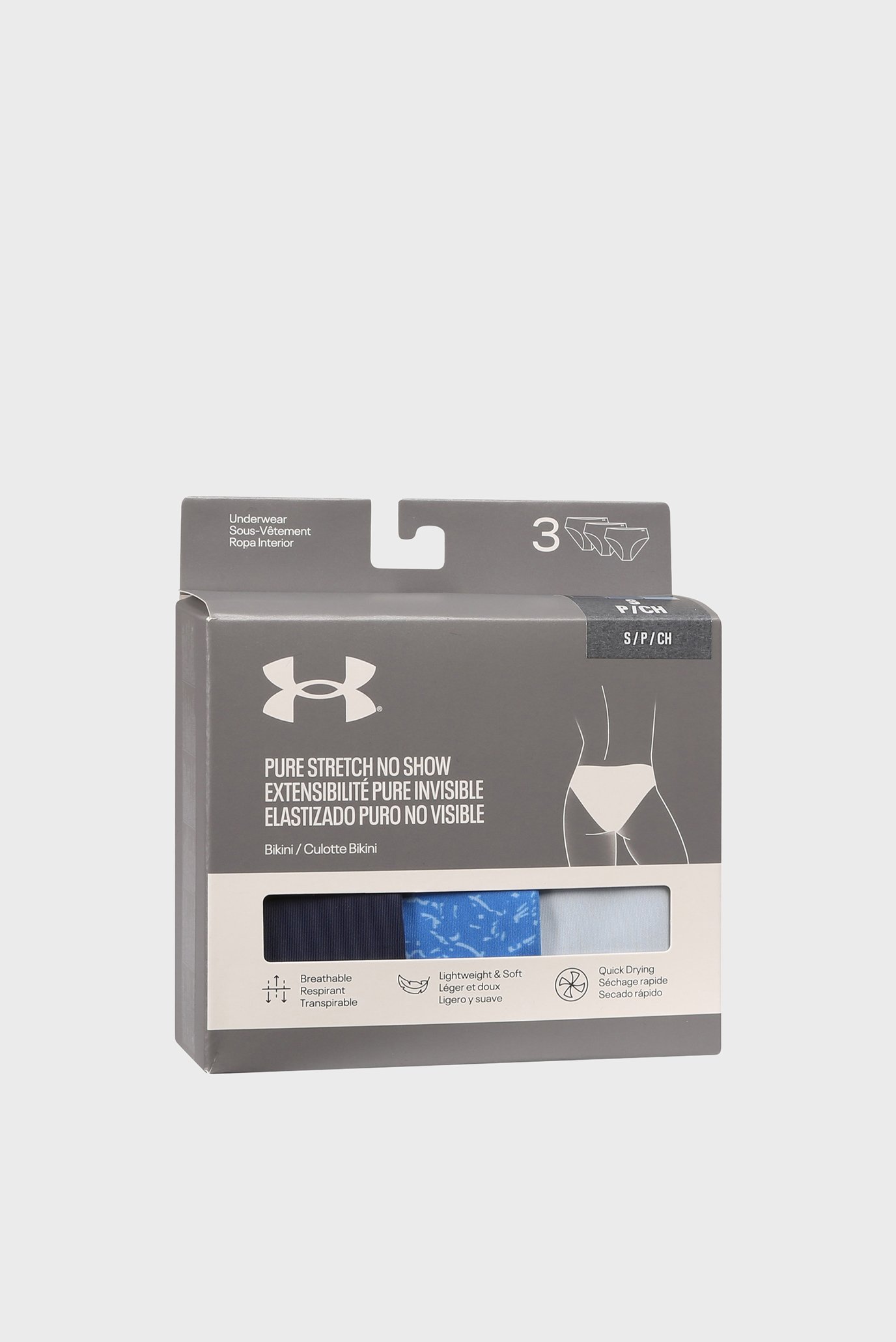 Трусы UA PURE STRETCH NO SHOW BIKINI-PRINT 3PKUnder Armour Трусы UA PURE STRETCH NO SHOW BIKINI-PRINT 3PK 8