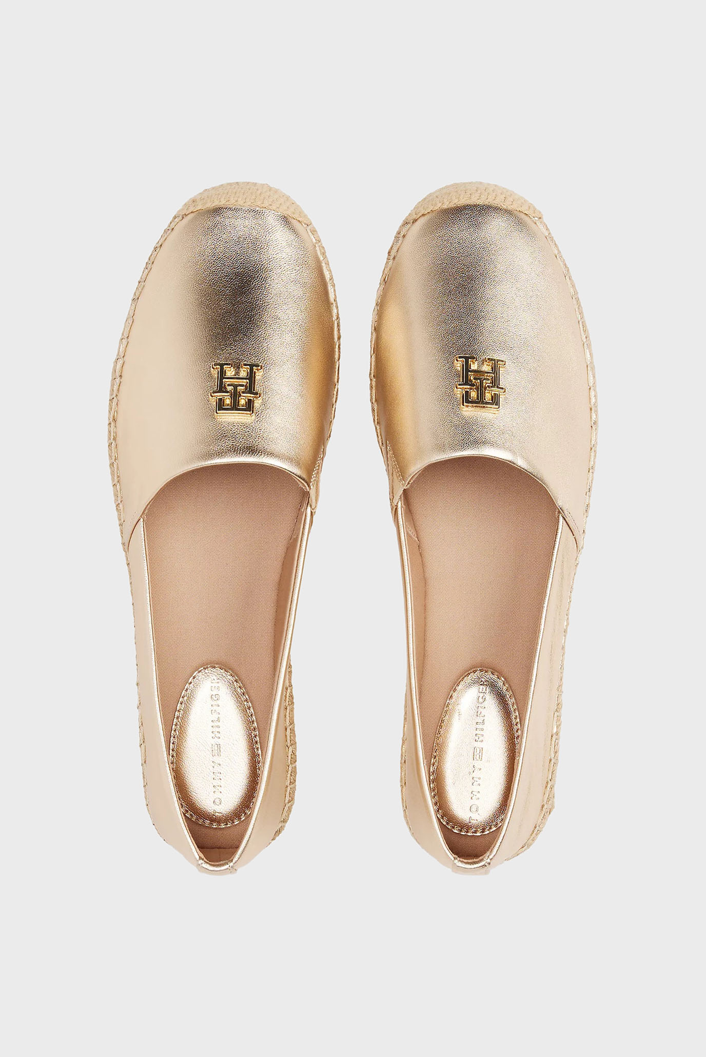 Эспадрильи TH LOGO METALLIC LEATHER ESPAD 3