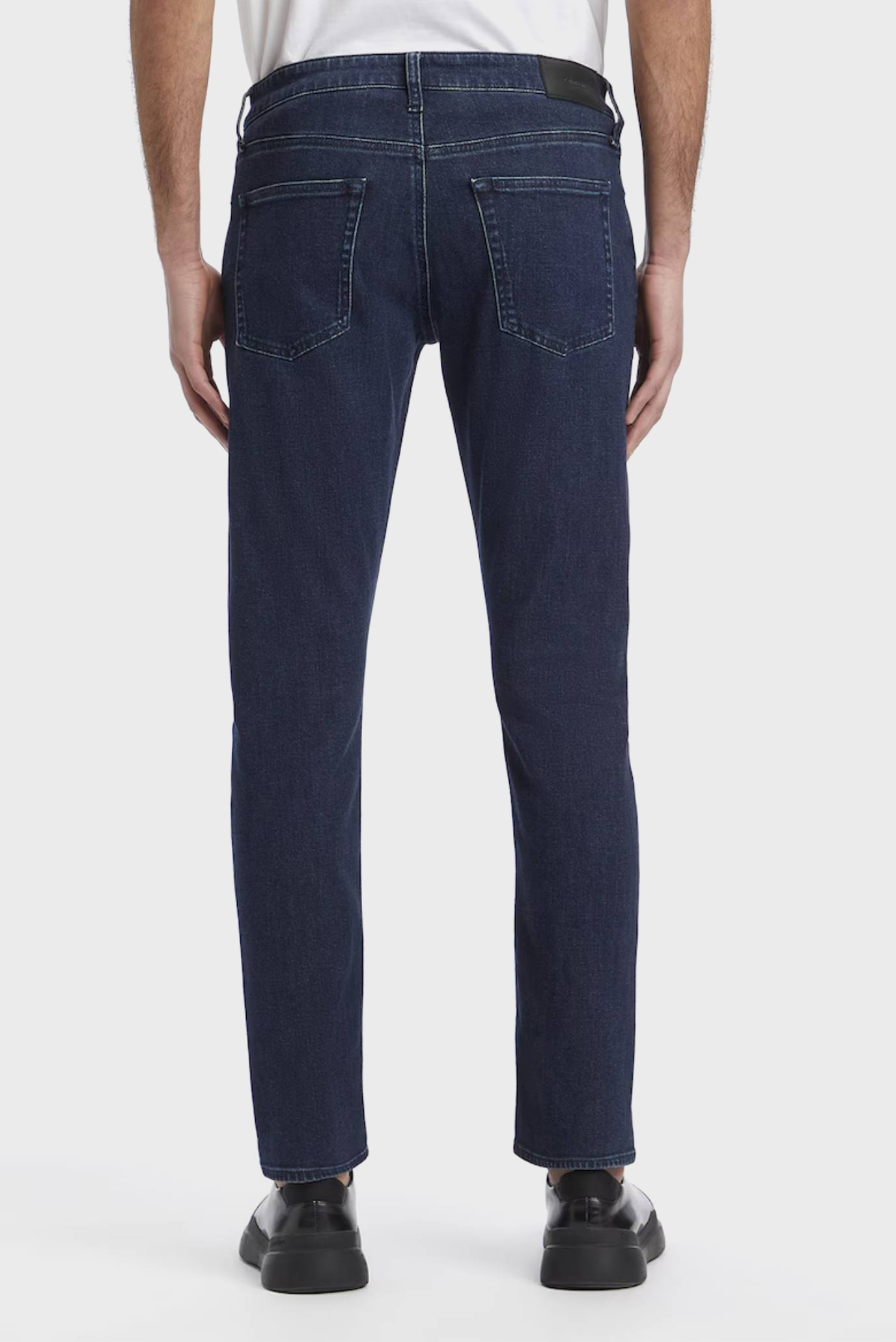 Джинсы SLIM CASHMERE BLEND BLUE BLACKCalvin Klein Джинсы SLIM CASHMERE BLEND BLUE BLACK 4