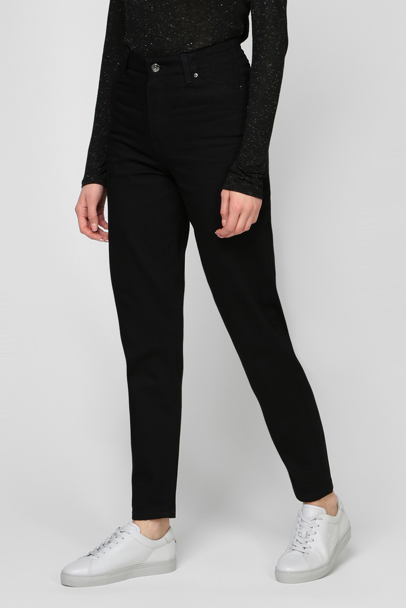 Женские черные джинсы RELAXED 3