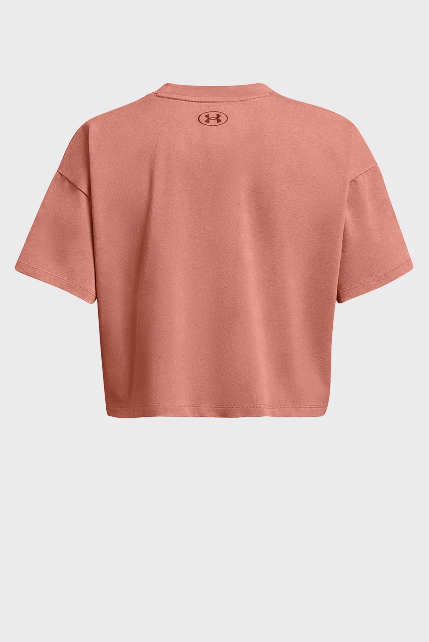 Женская розовая футболка UA HW Dusk to Dawn Crop SS 4