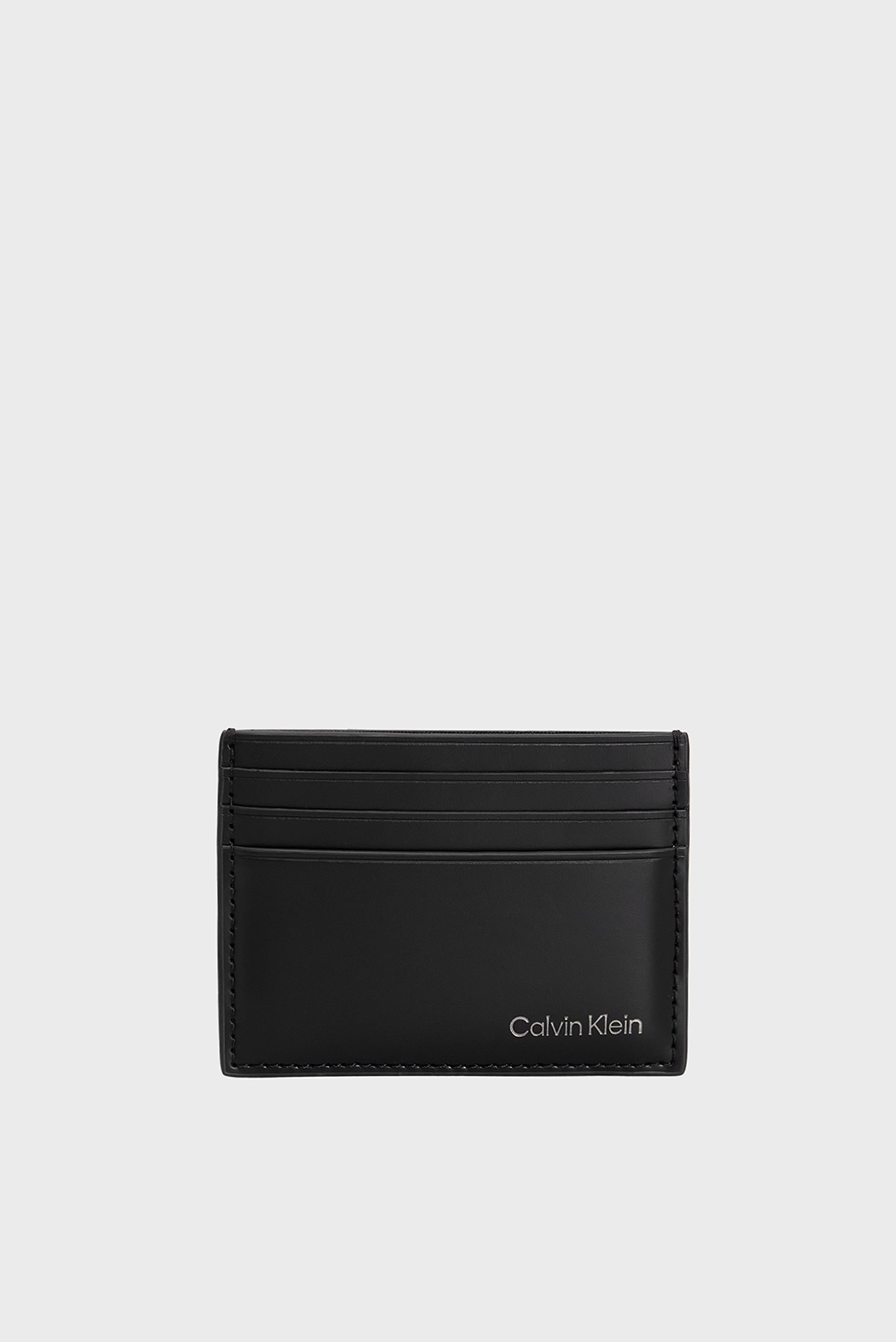 Мужской черный кожаный кардхолдер CK SMOOTH CARDHOLDER 1