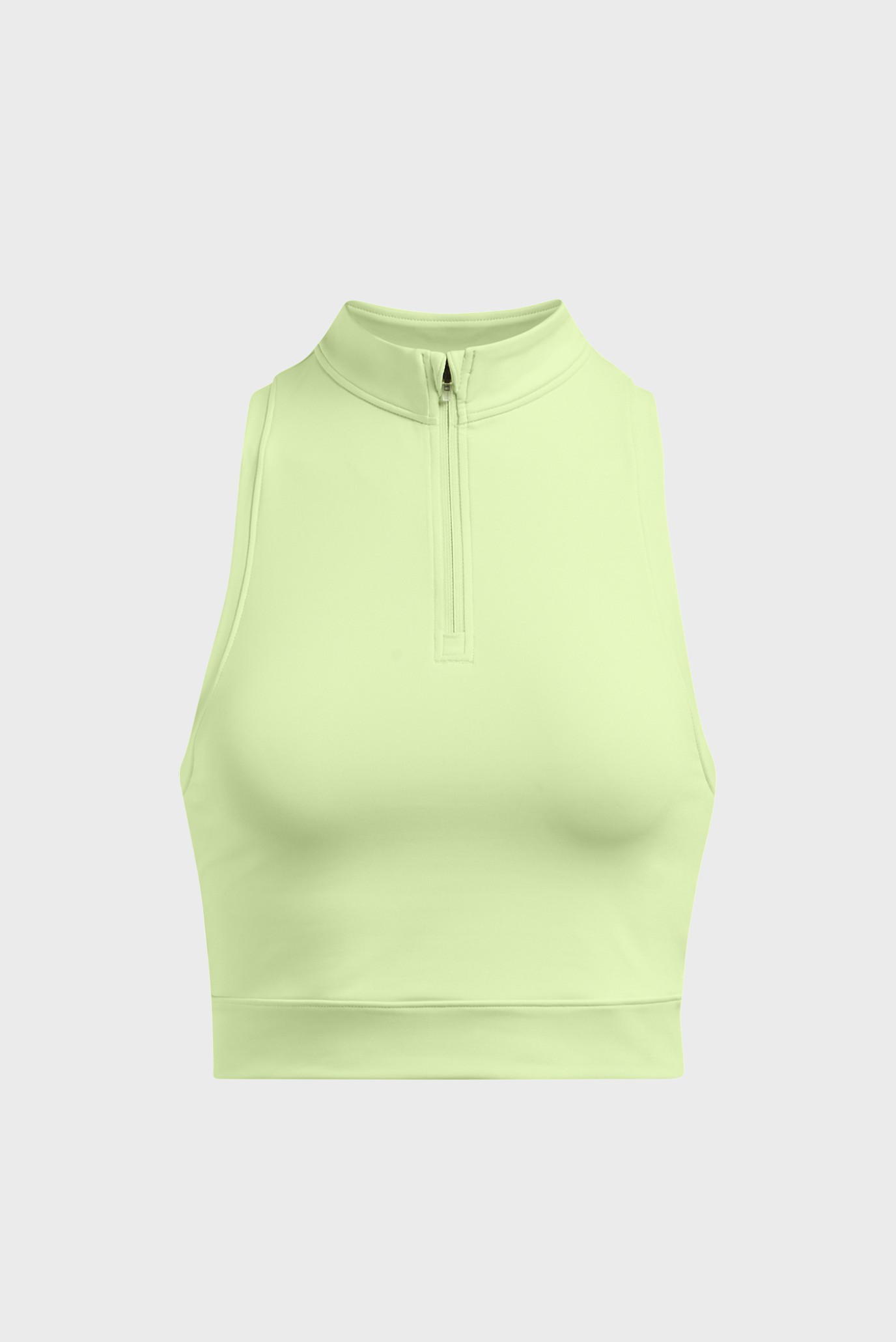 Женский салатовый топ UA Run Anywhere Crop Tank 4