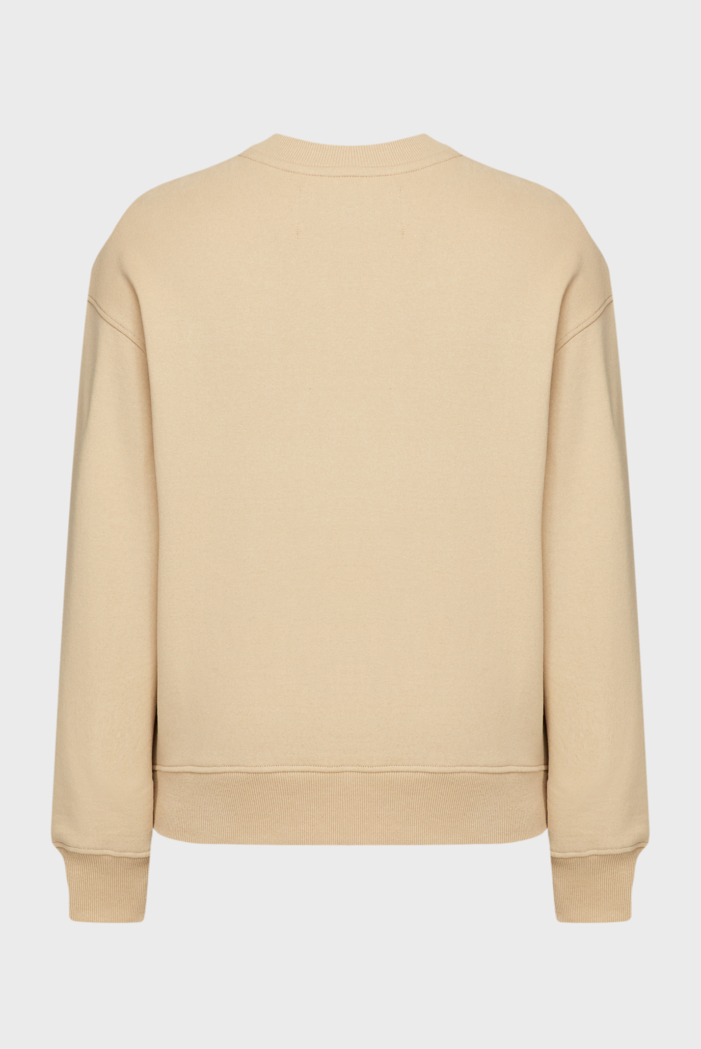 Мужской бежевый свитшот SHRUNKEN BADGE CREW NECK 5