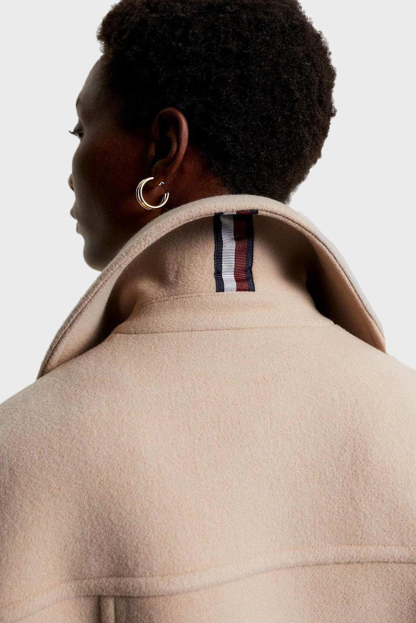 Пальто RELAXED WOOL BLEND PEACOAT 5