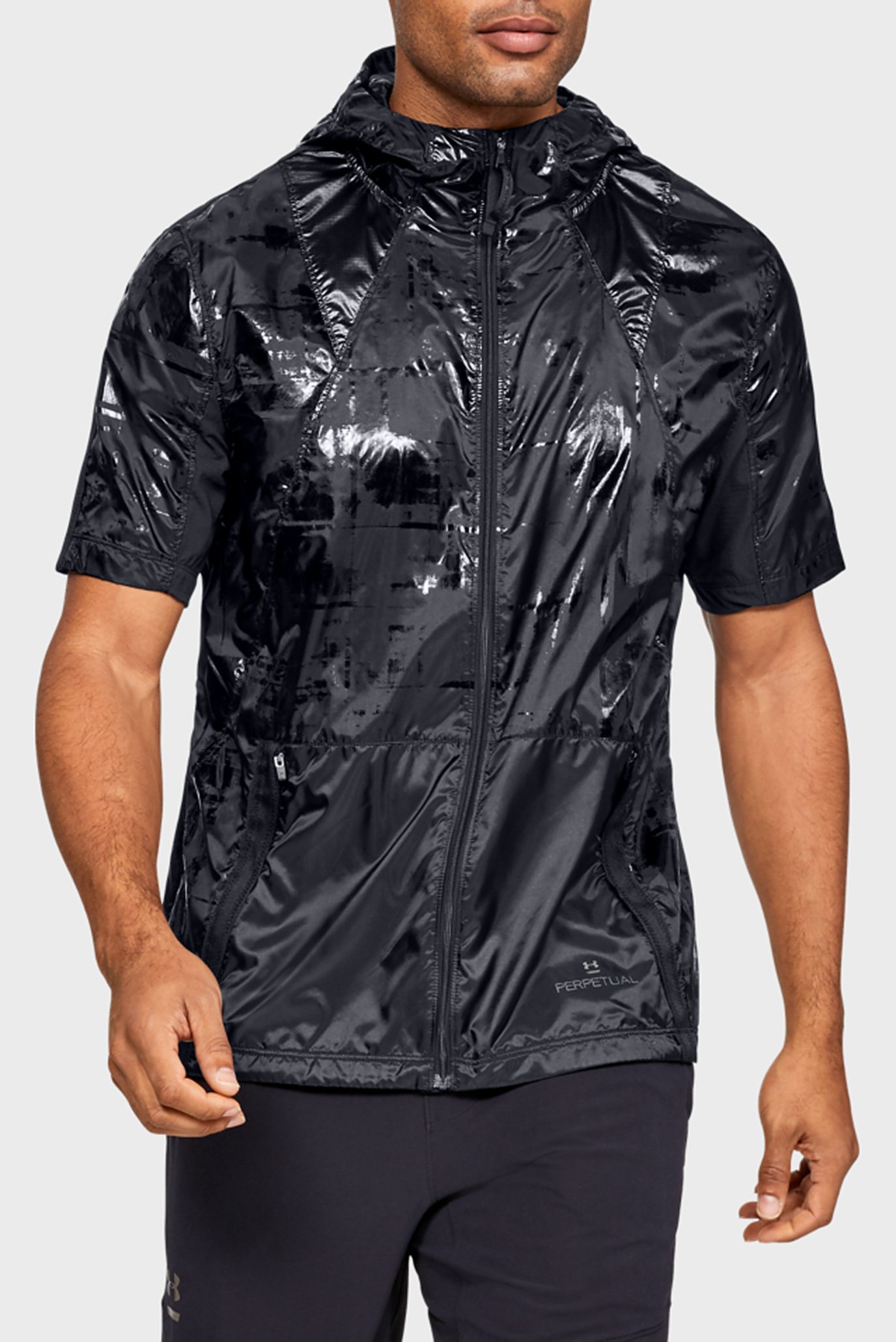 Мужская черная ветровка UA Perpetual Windbreaker 6