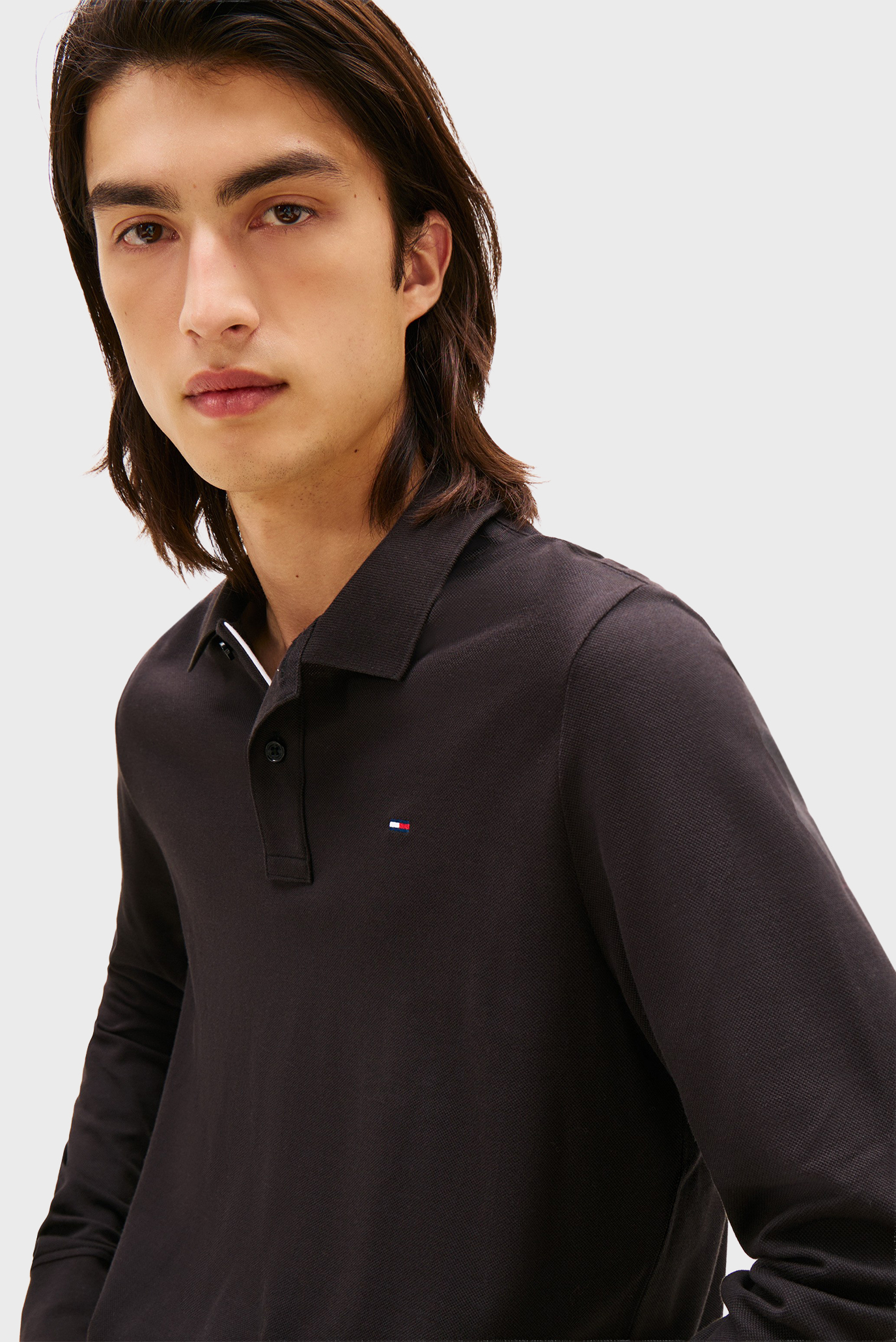 Поло с длинным рукавом TJM SLIM PLACKET POLO LS EXT 4