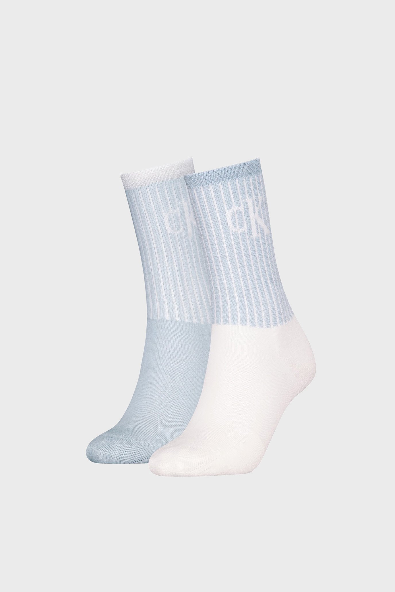 Носки CKJ WOMEN SOCK 2P GLOSSY RIB 1