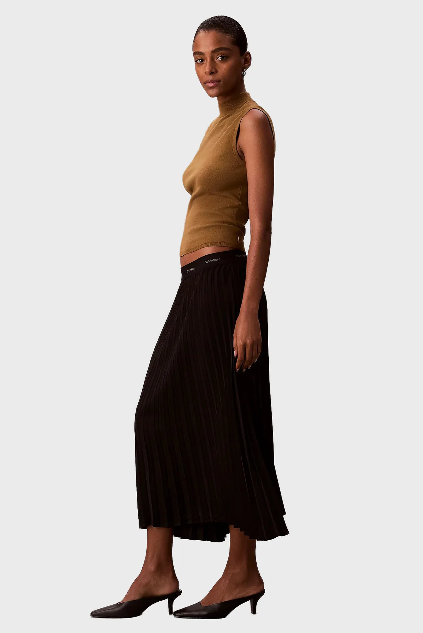 Юбка PLEATED CREPE MIDI SKIRT 3